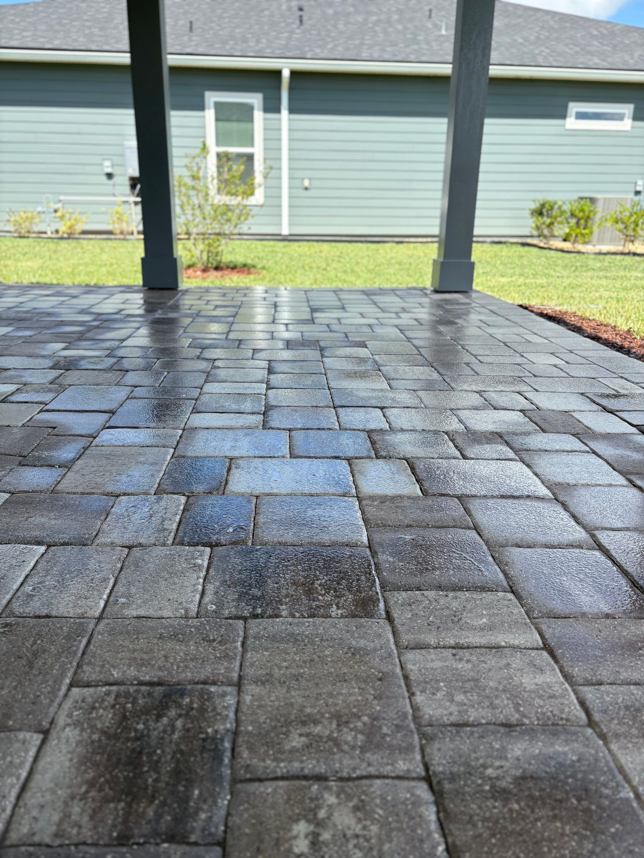 Pavers using Concrete Sealant and PolySand by DuraSeal