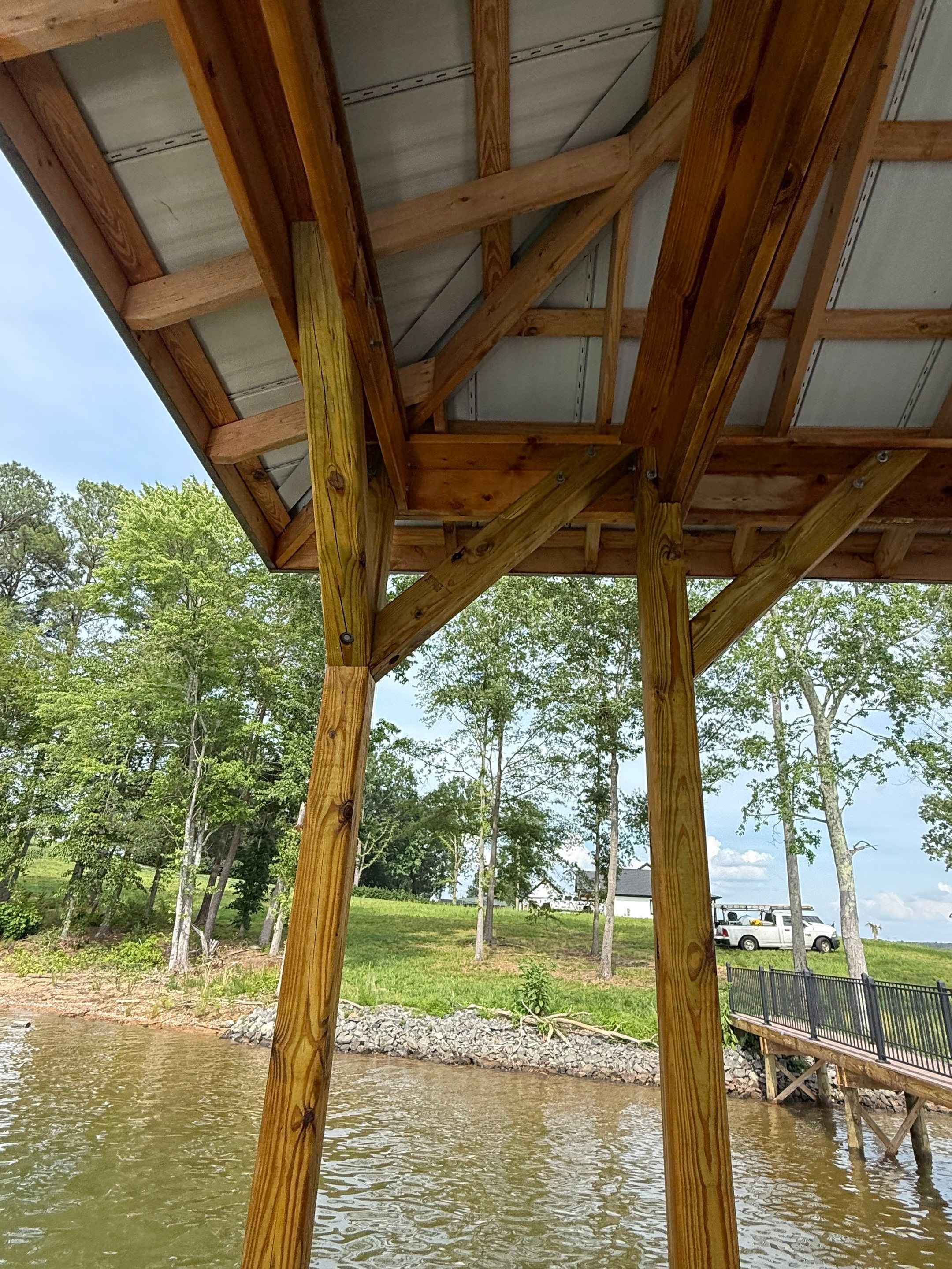 Dock using Wood Sealant by DuraSeal
