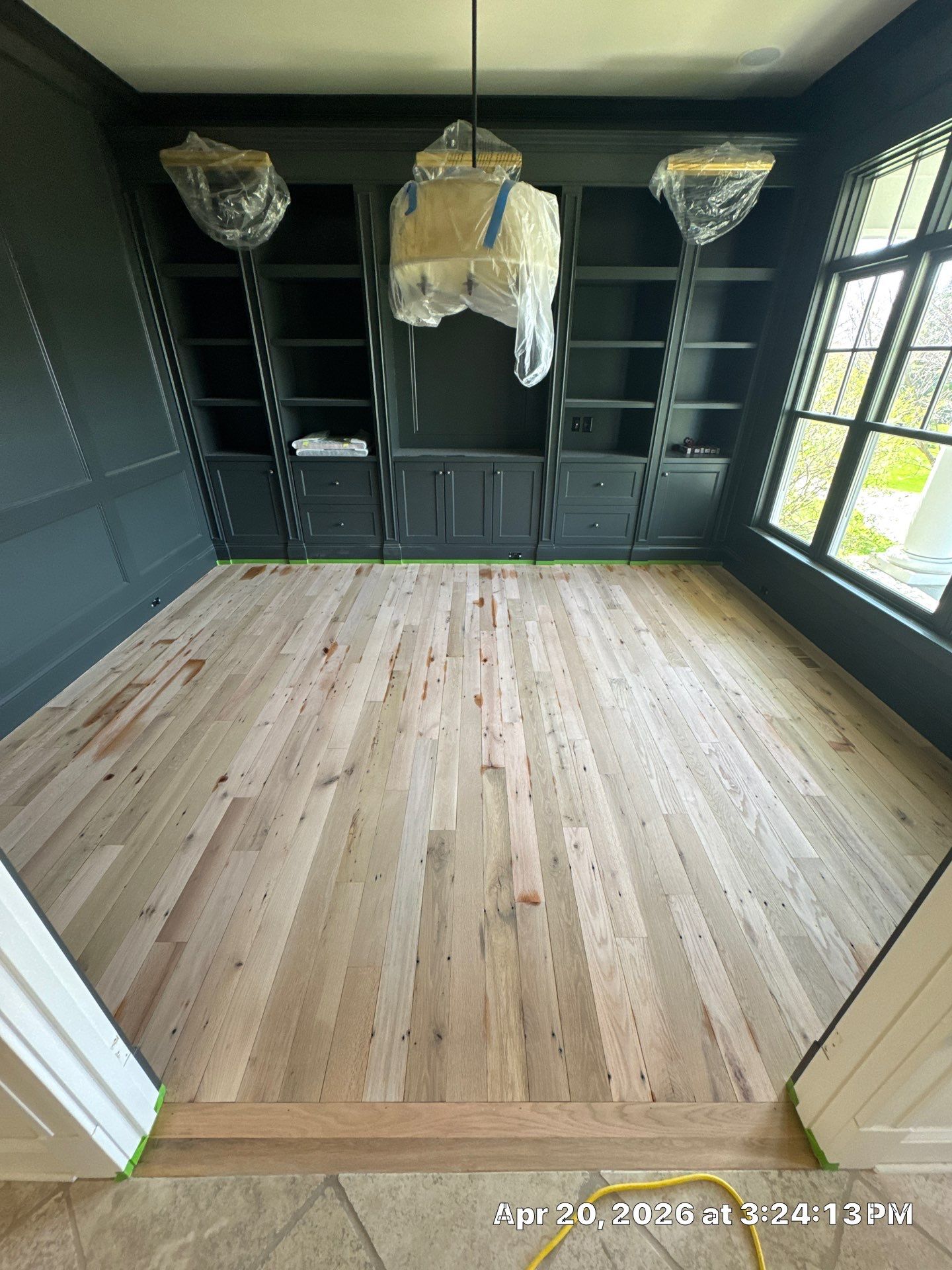 Sand and Finish, Herringbone Feature! by RTBaldwin Hardwood Floors