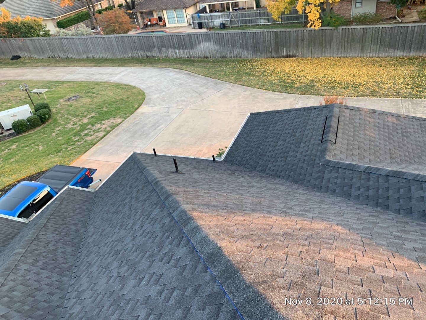 Huge Estate - Residential Roofing Installation using GAF Timberline HDZ Shingle System by First United Roofing & Construction