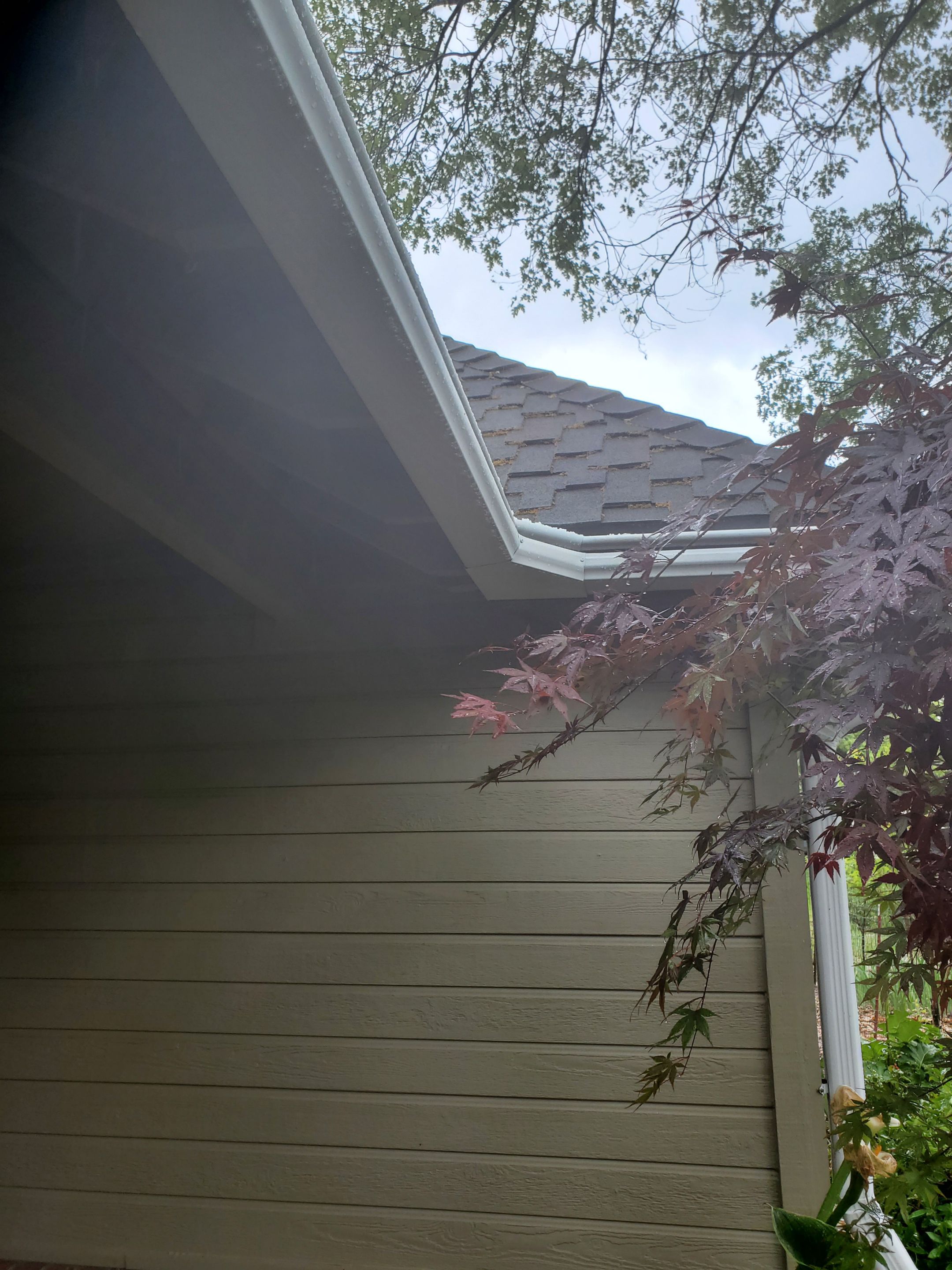 Gutter Installation using Englert LeafGuard Gutters by Byers Enterprises 