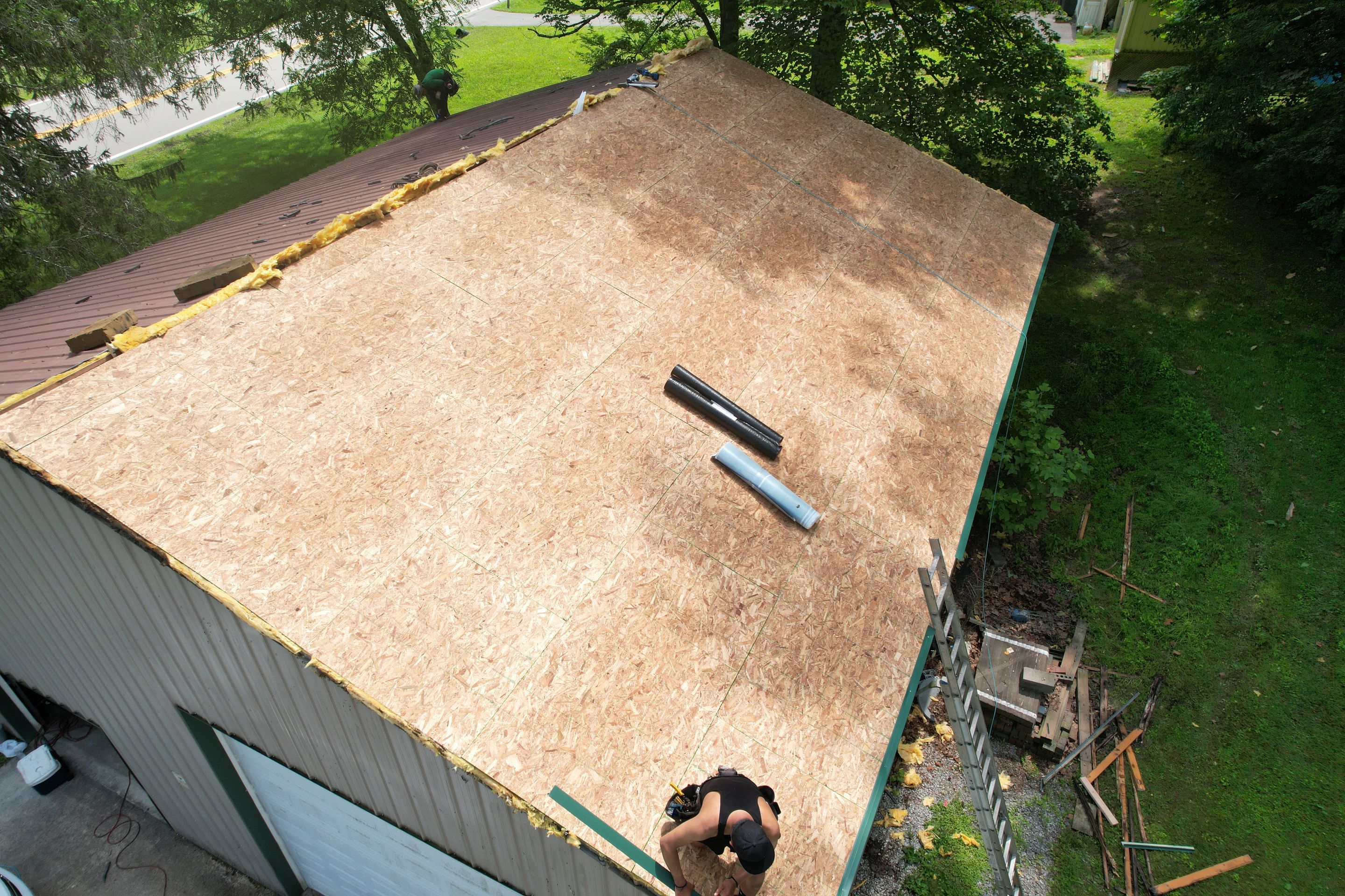 Residential Roofing Installation using GAF Timberline HDZ Weatherer Wood by Rainstoppers Roofing