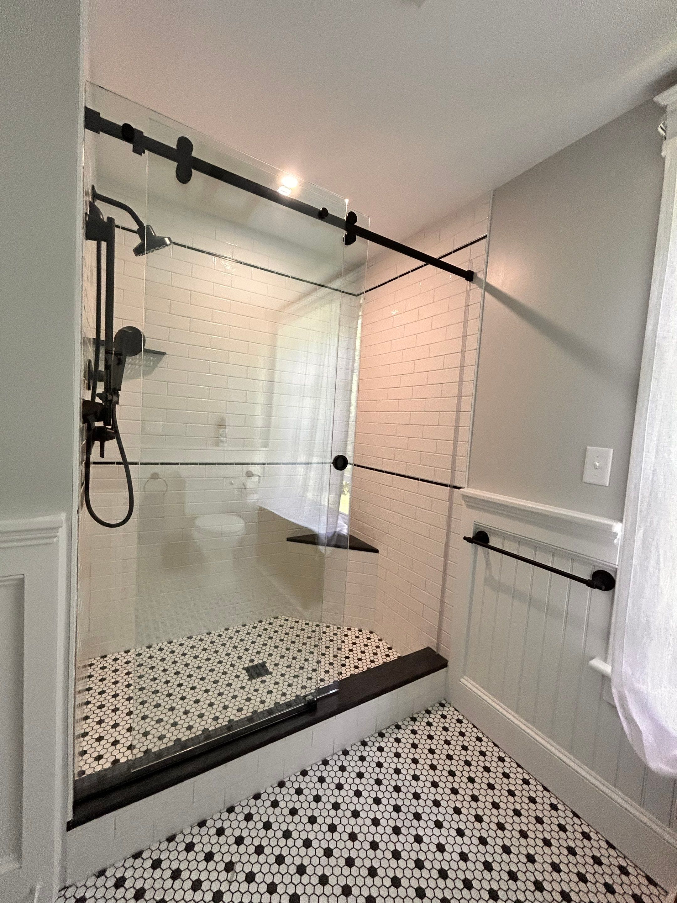 CRL Deluxe Serenity Shower using Tempered Shower Glass by Cheshire Glass Company