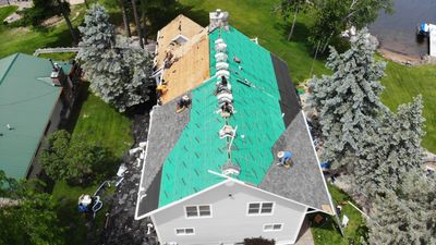 Nekoosa Residential Roof Replacement with Architectural Shingles and Skylights