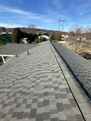 Residential Roofing Installation using GAF Timberline HDZ Charcoal