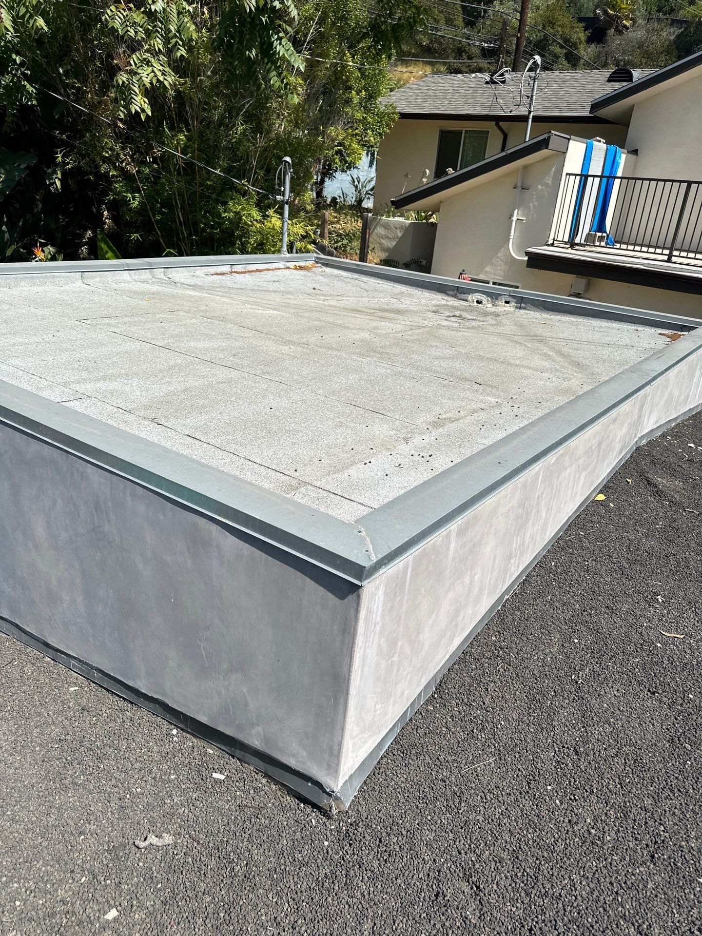 Residential Roofing Installation using Polyfresko® G Highly Reflective Modified Bitumen Cap Sheet by Hull Brothers Roofing