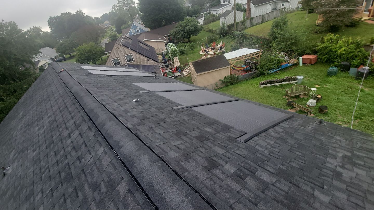 Roof and Solar Installation using GAF Timberline Solar HDZ by ExteriorPros