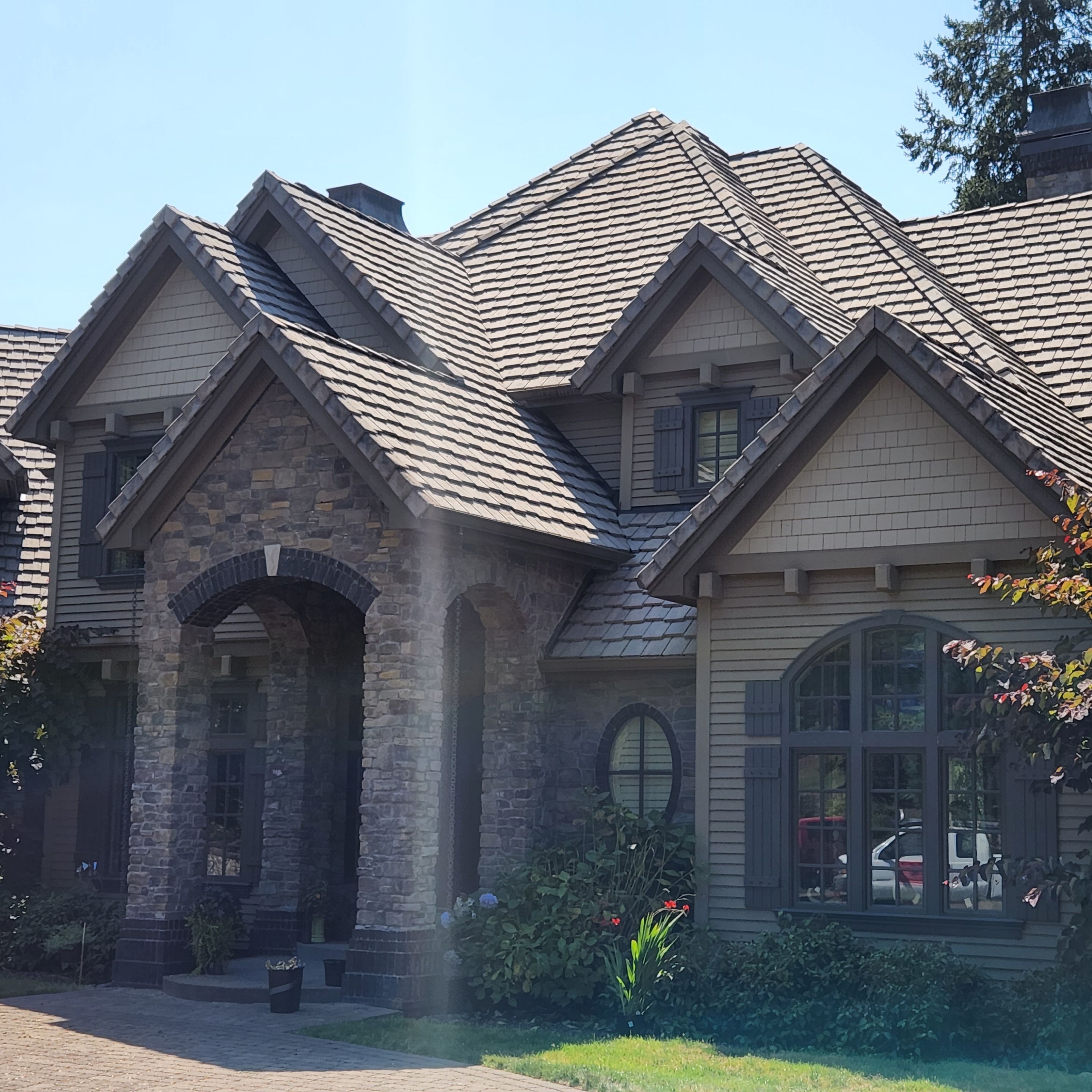 Moss Removal/ Treatment using Biocide by Willamette Outdoor Wash LLC