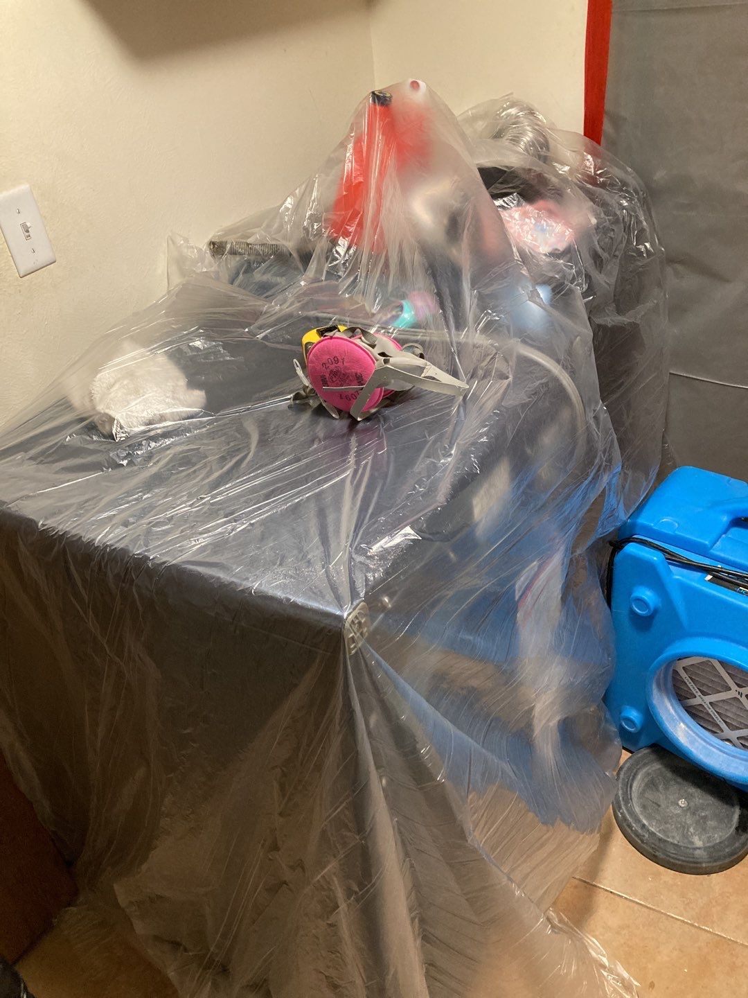 Mold Remediation using Containment by Accountable Home Services