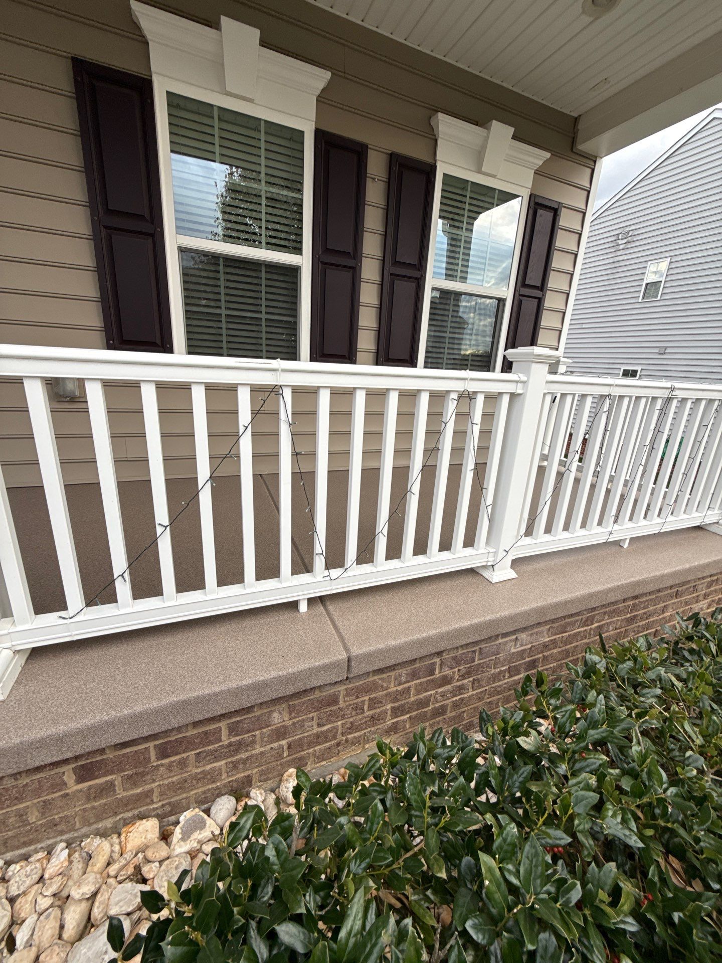 Porch + Garage Project in Oakdale by Floors in a Day, Inc