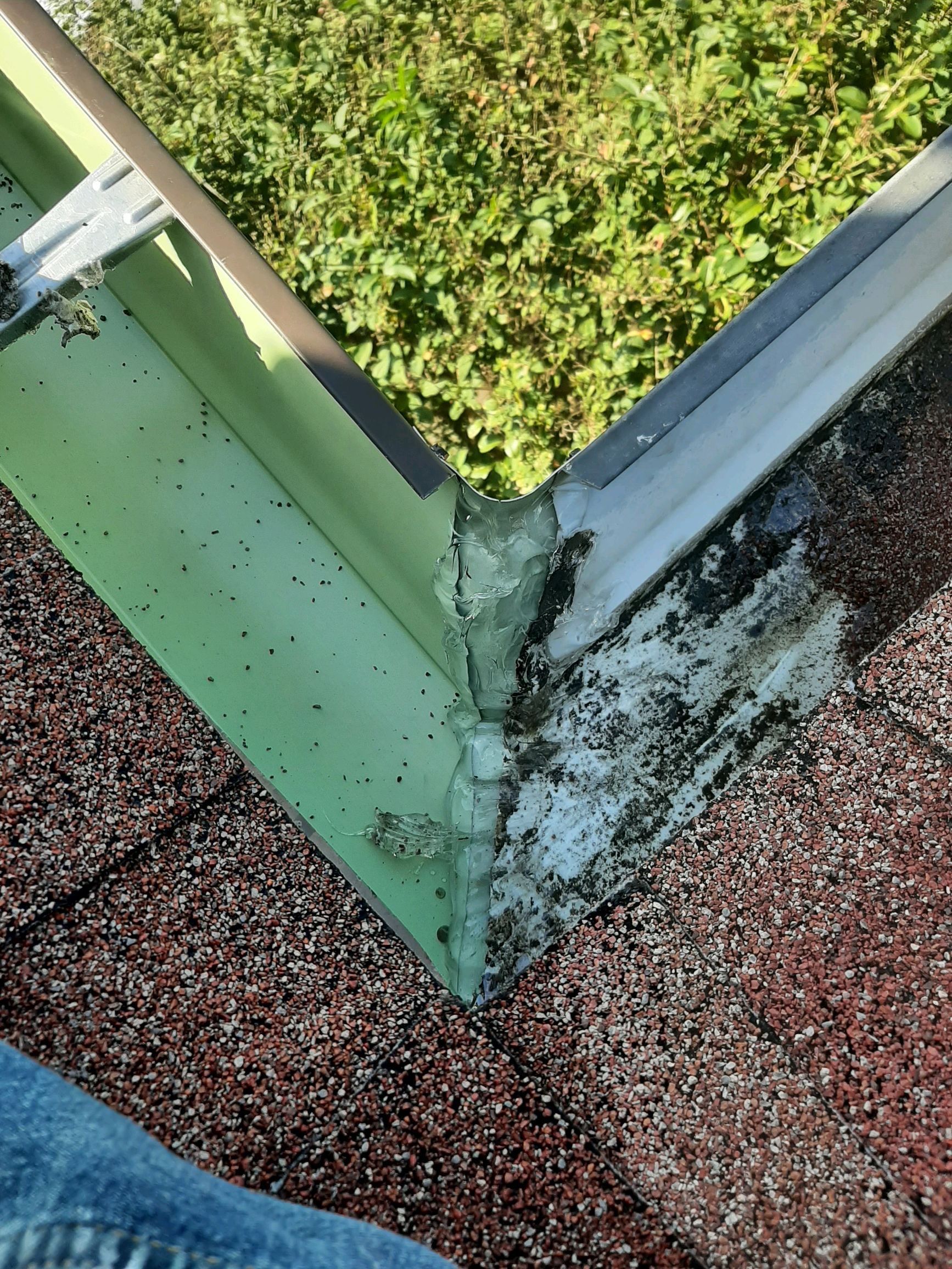 Pensacola Realtor Association Gutter Installation using K-Style White Gutters by Gutter Professors