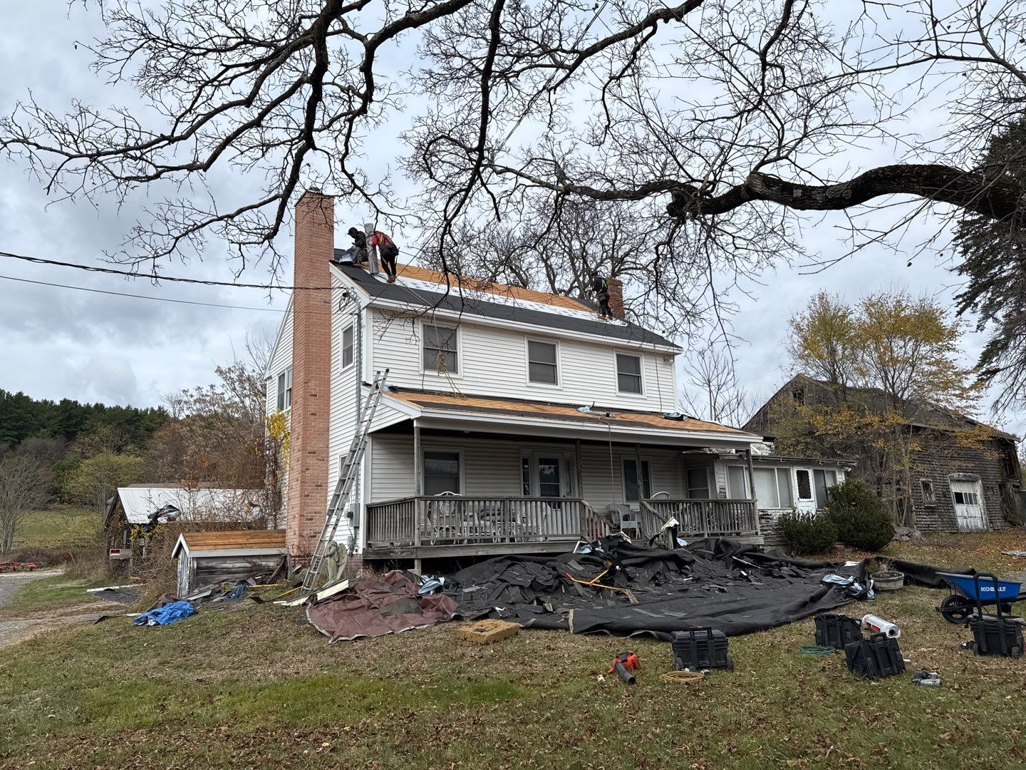 GAF Timberline® HDZ™ Roof Replacement – Hunter Green | Family Farm in Haverhill, MA by Sensible Home Solutions