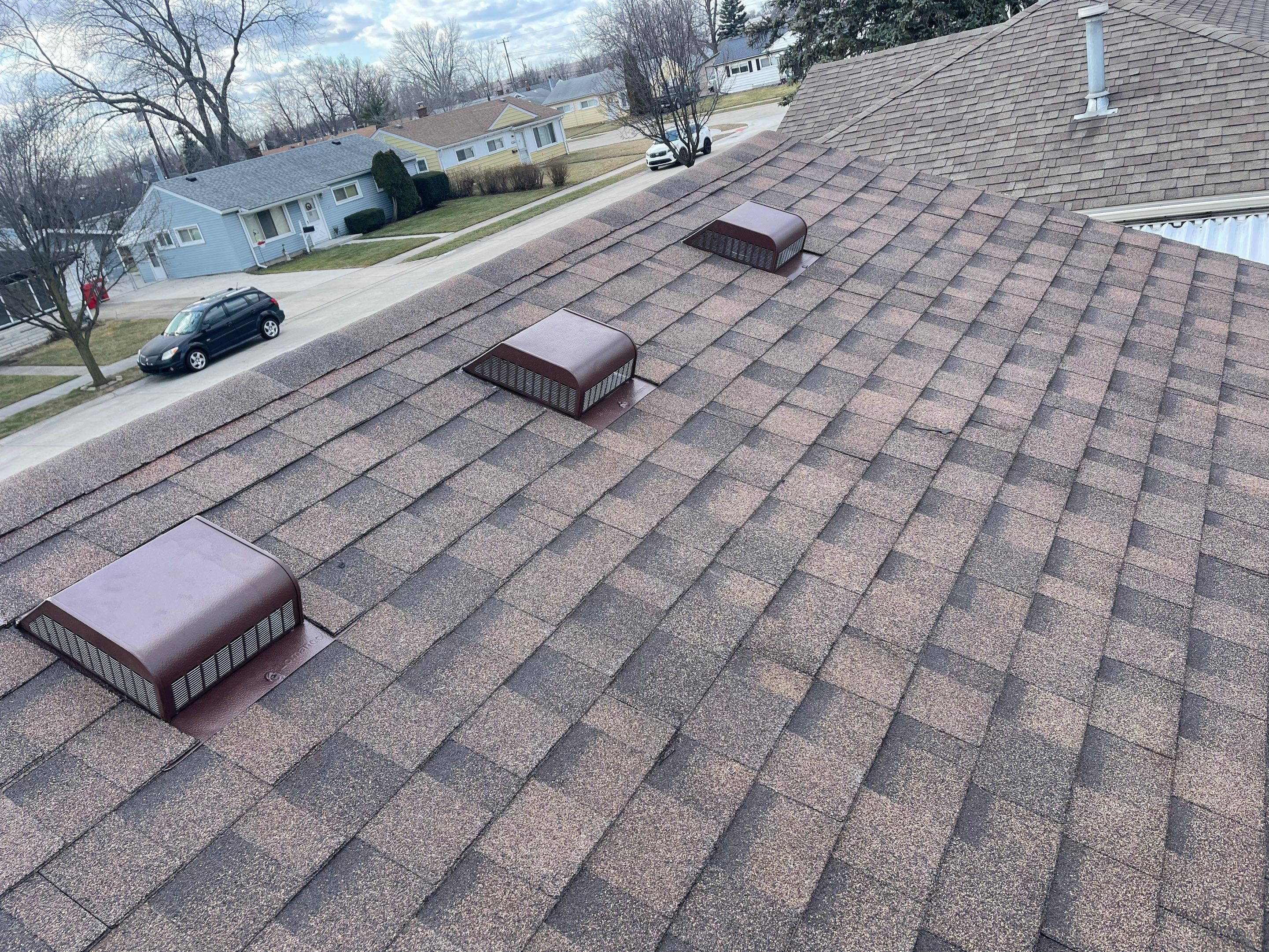 Residential Roofing Installation using IKO Dual Brown by JNR Roofing LLC