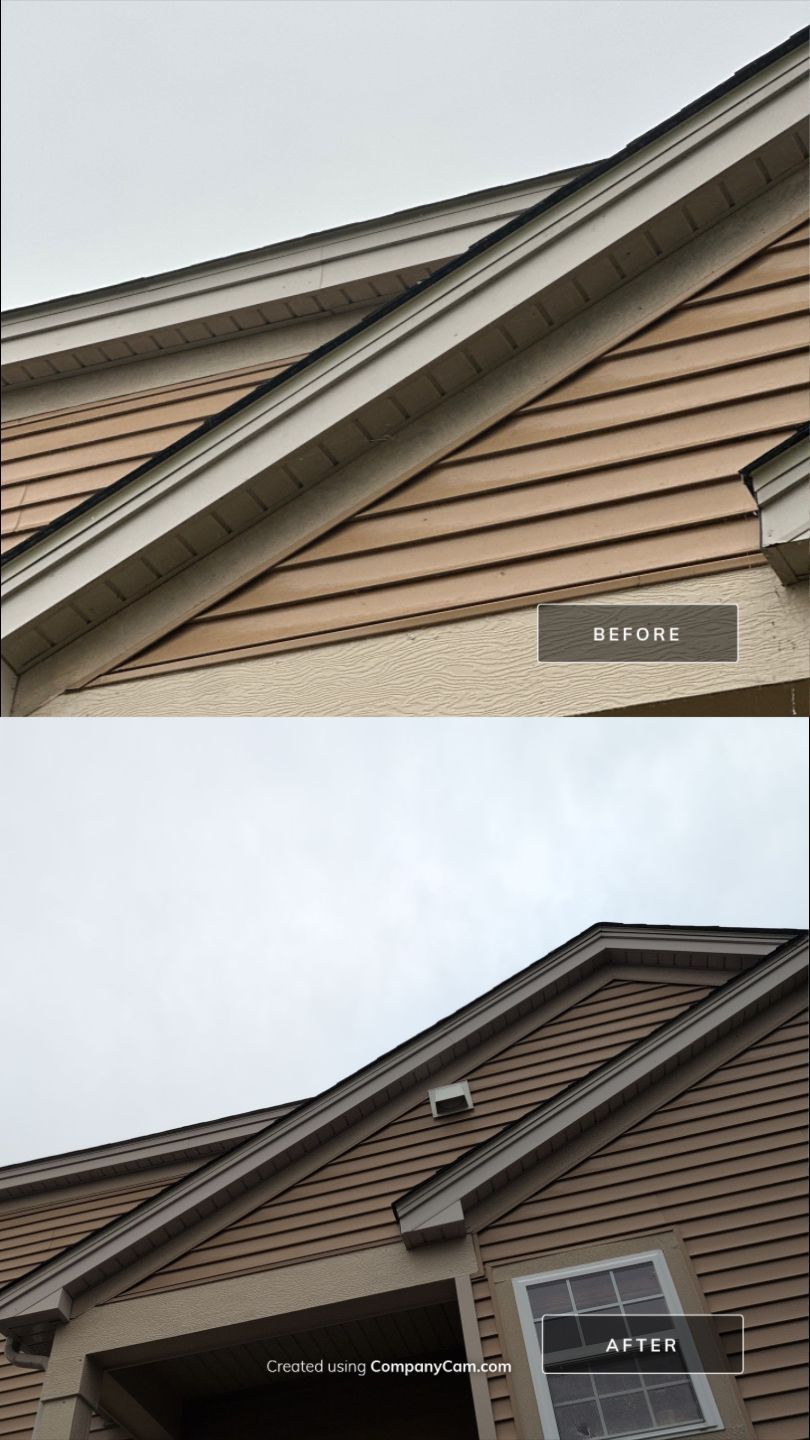 Project in Wonder Lake by Simmons Power & Soft Washing