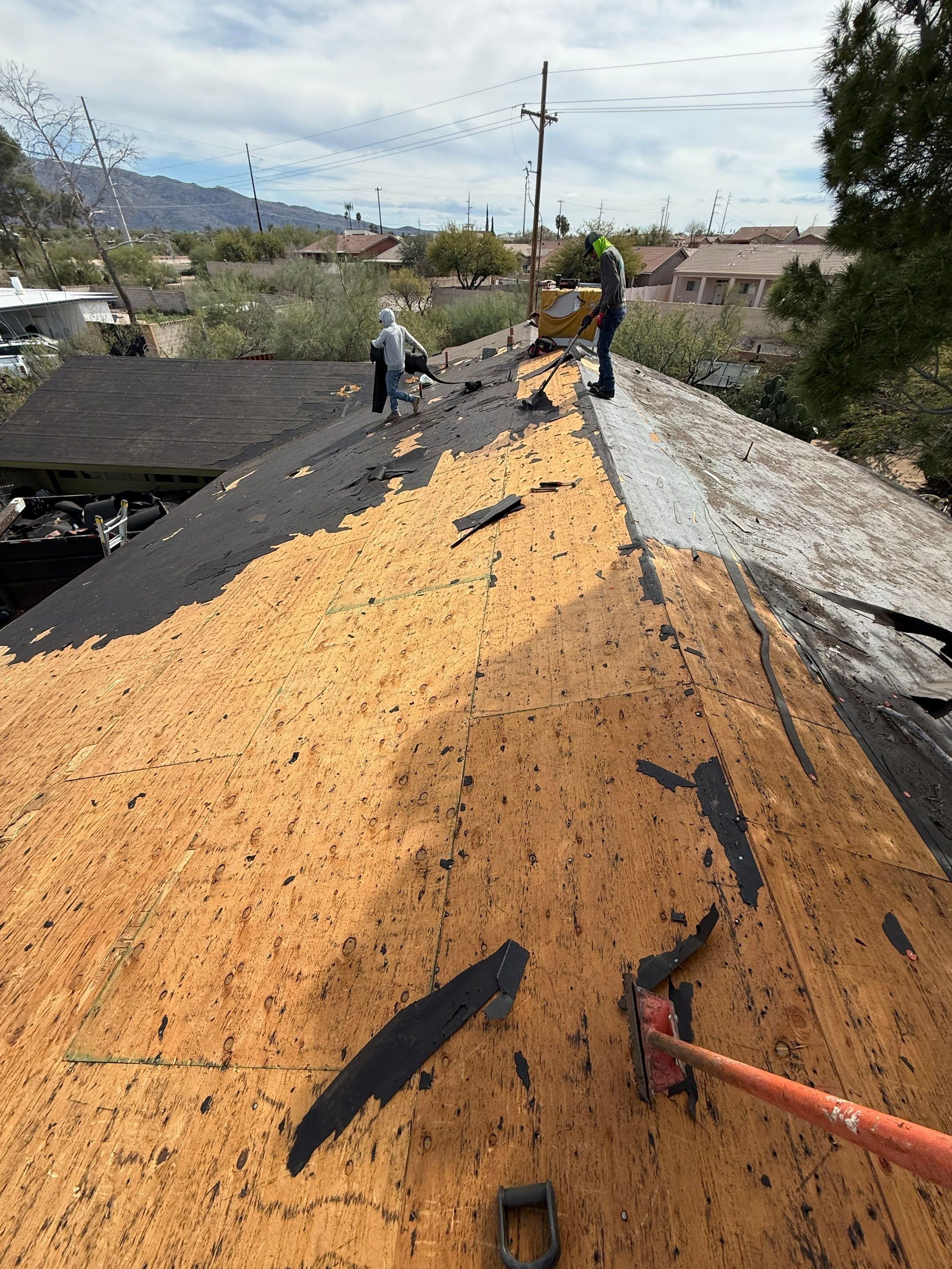 Project in Tucson by West Coast Roofing AZ