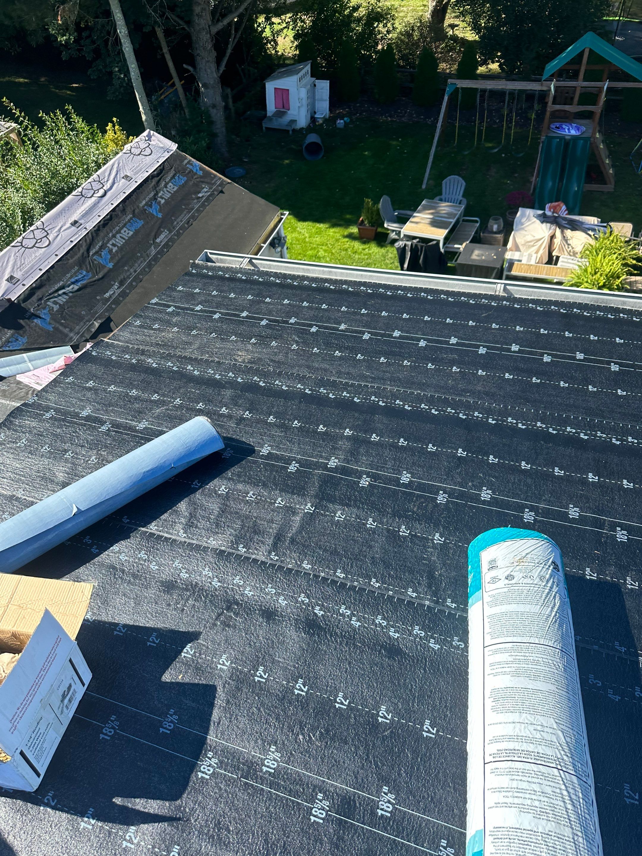 Residential Roofing Installation using Owens Corning TruDefinition Duration AR - Onyx Black & New Siding Install using Certainteed Sterling gray by A Plus Exterior