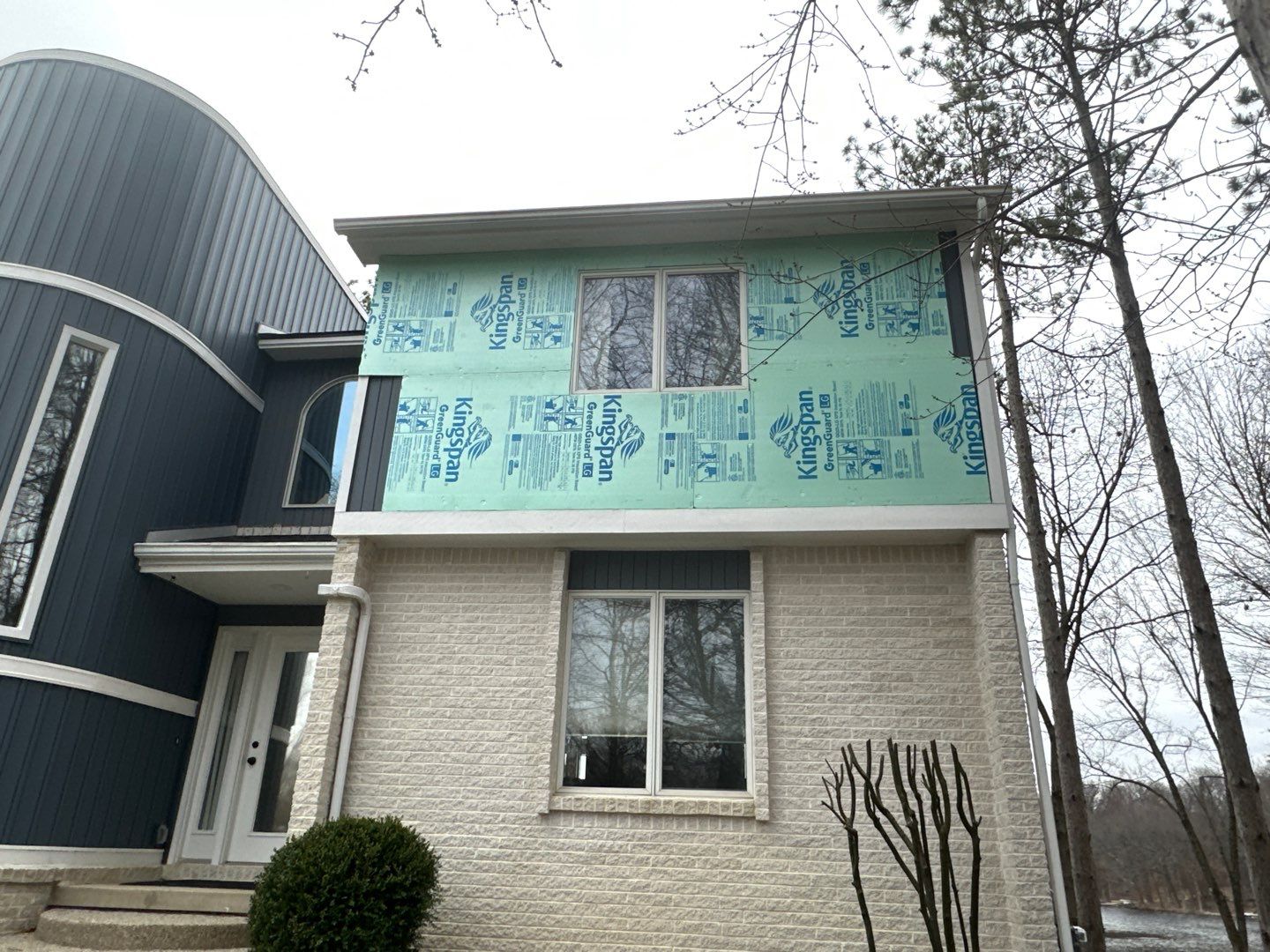 Siding Replacement using Certainteed Monogram D5 Pacific Blue by 180 Contractors