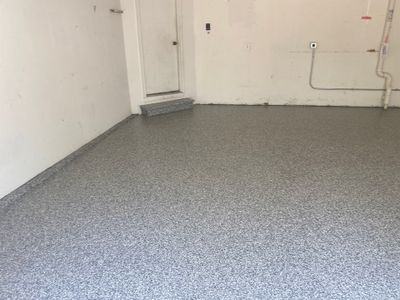 Drew D. gets a new garage floor!