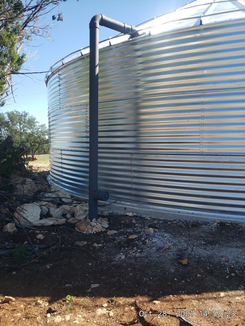 150K Equestrian center with 25K backup tank for potable water. by Hill Country Rain Water