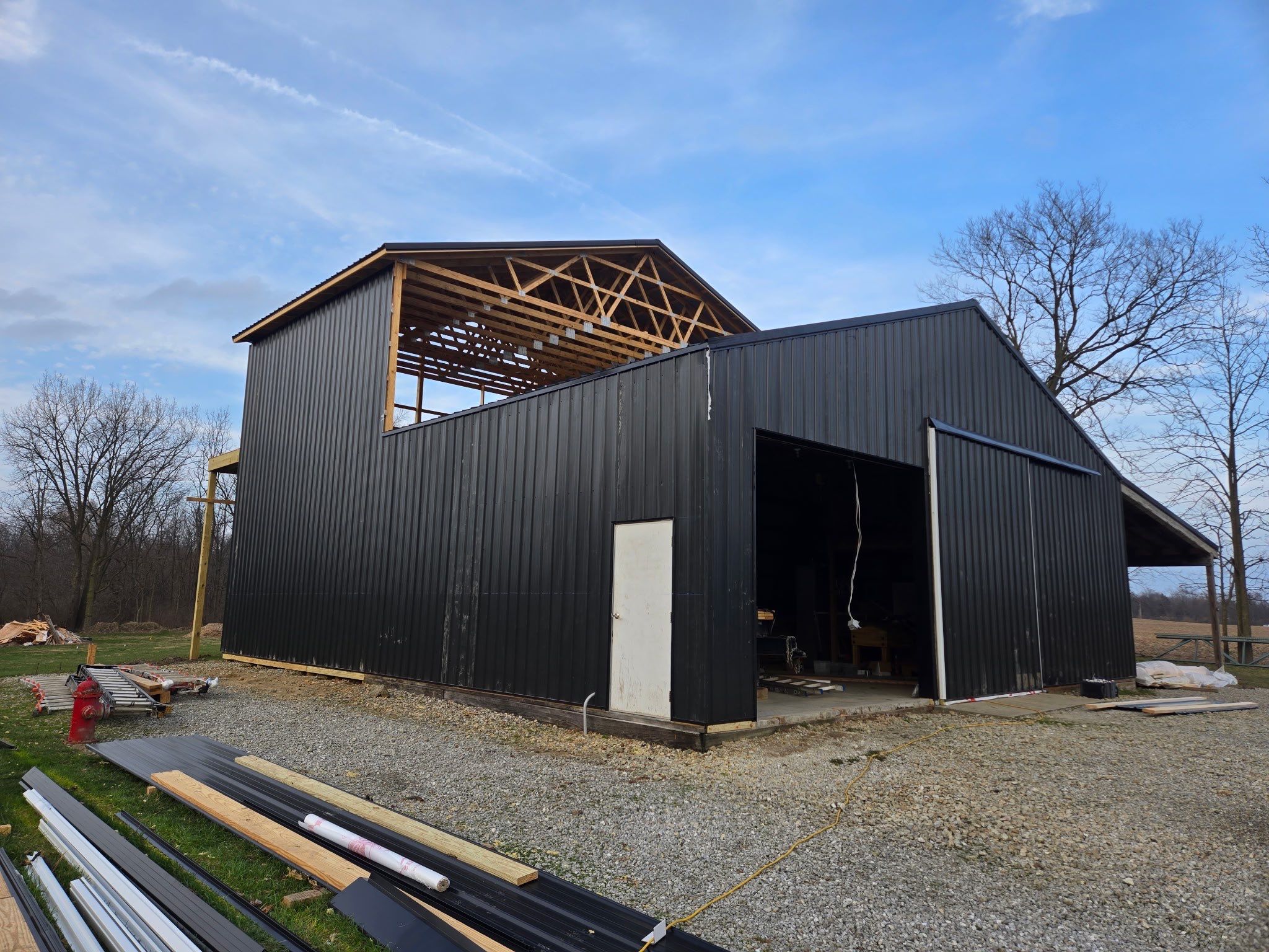 40'x22'x23' addition by The Barn Builders 