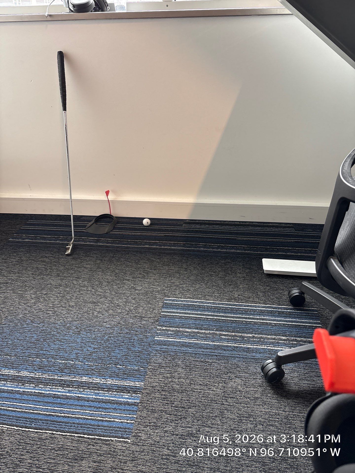 Modern Office Interior Update Featuring Custom Carpet Tiles in Lincoln by CompanyCam Sales Demo