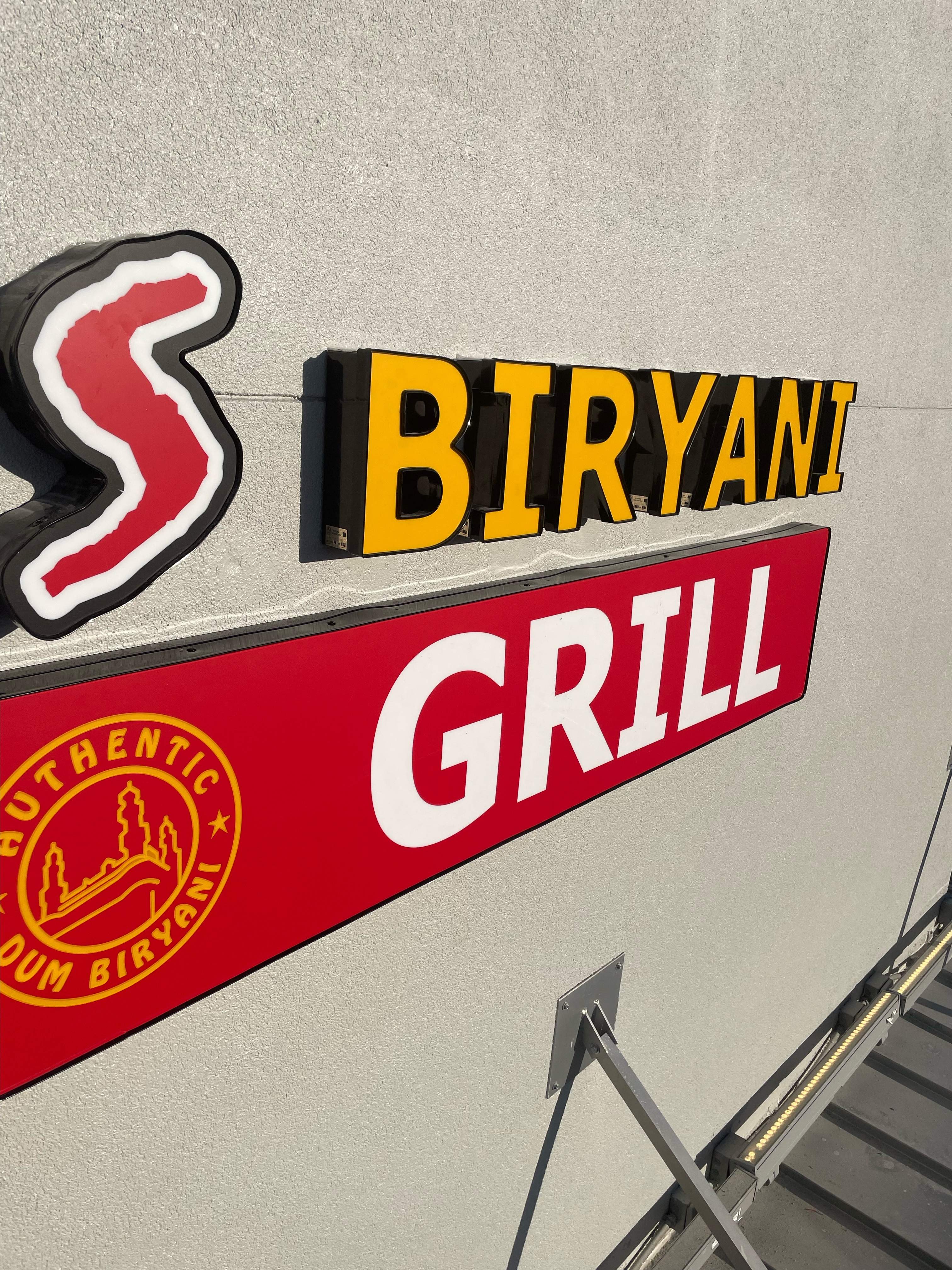 Channel Letters for Persis Indian Grill by SignCrafters