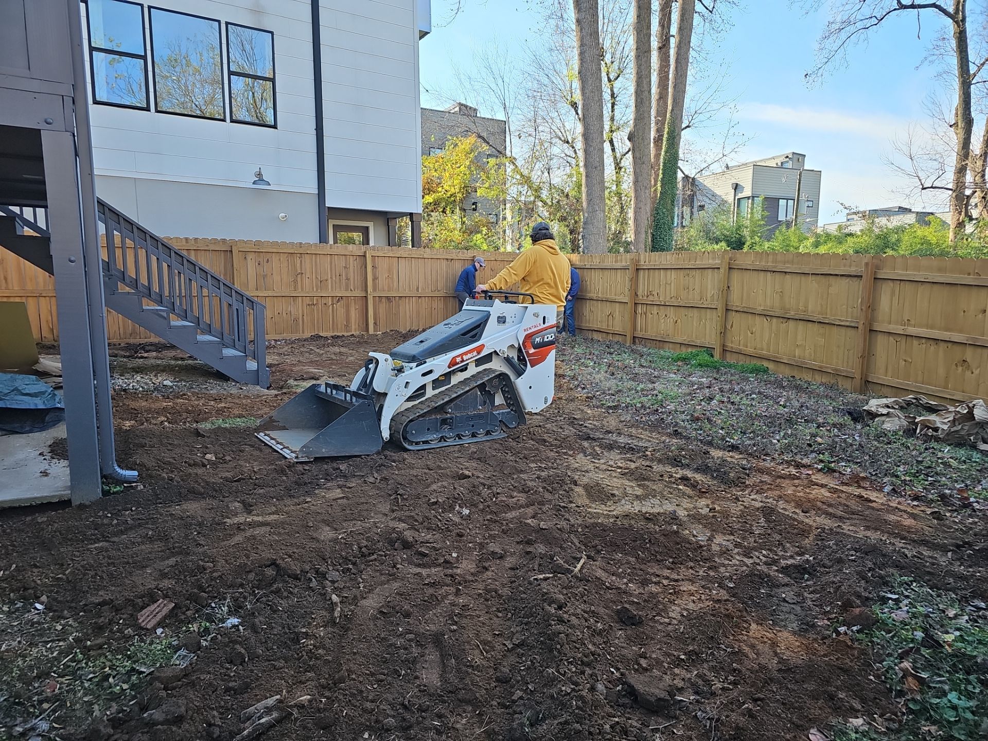Residential Landscape Project Design/Build by Carolina-Metro Landscape, Inc