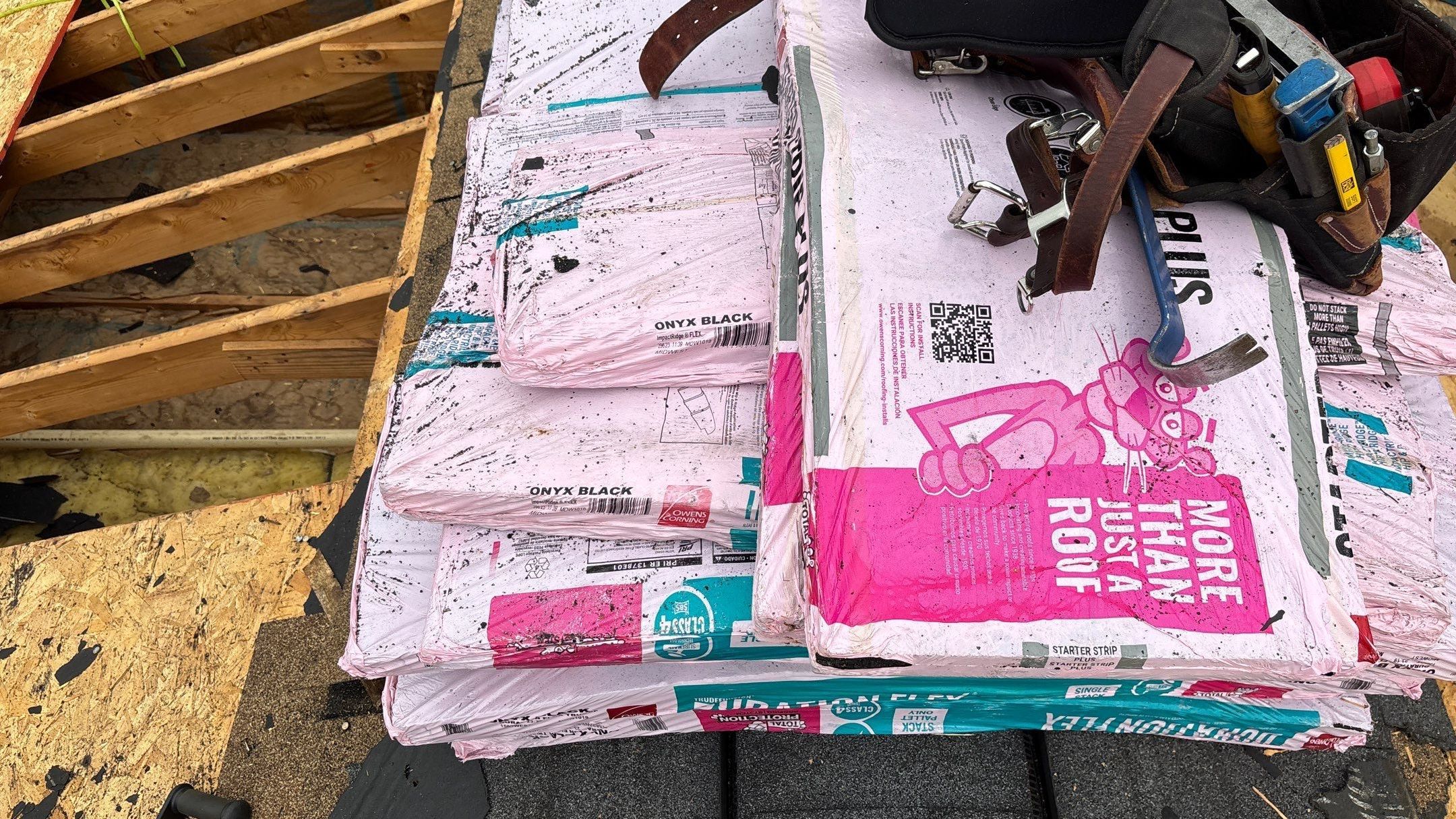 Roof Replacement using Owens Corning Onyx Black by 180 Contractors