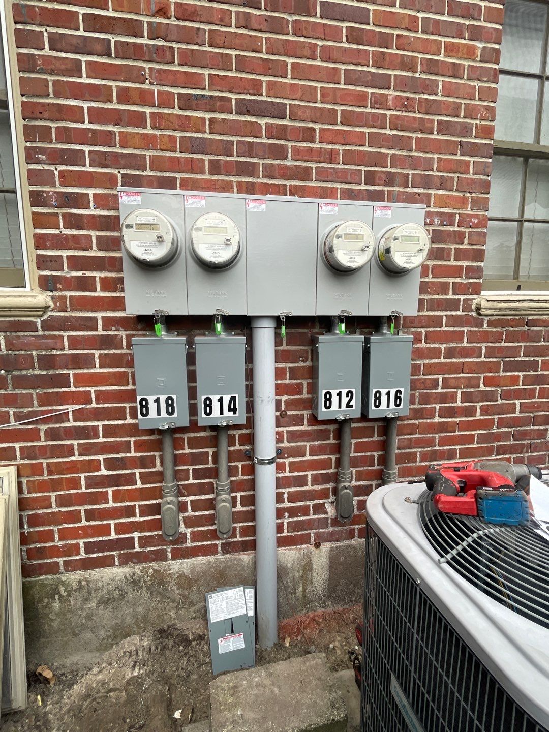 4 Gang Meter Center Replacement by JaxPowerPro