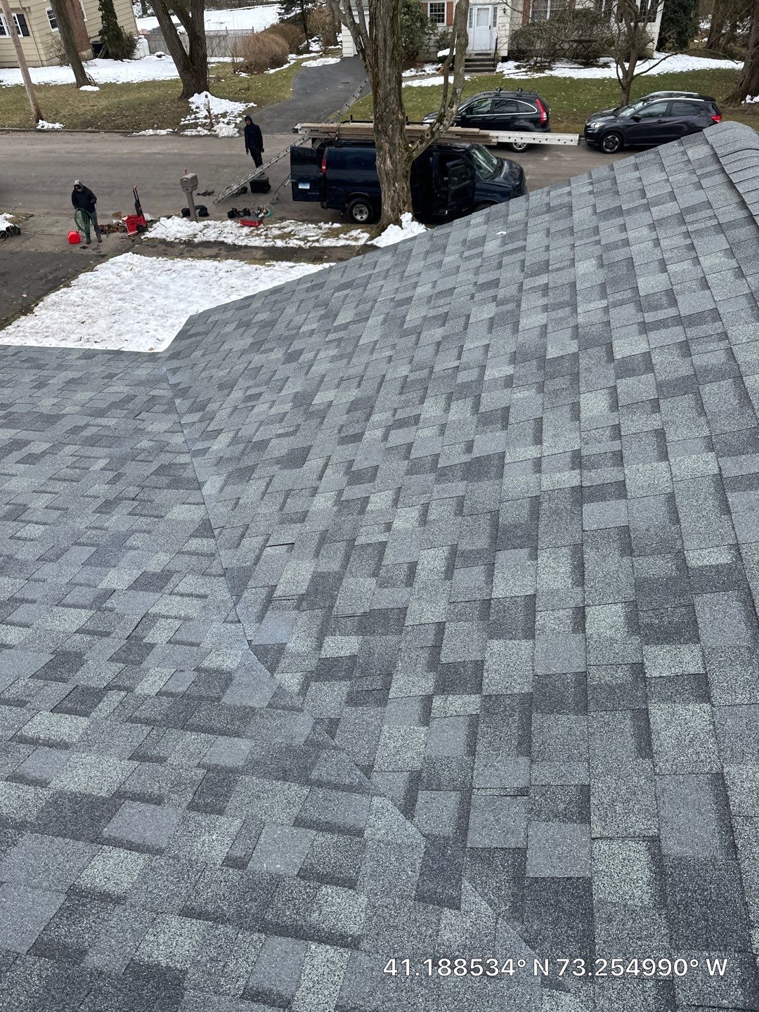 Residential Roofing Installation using Owens Corning Duration Estate Gray by A Plus Exterior