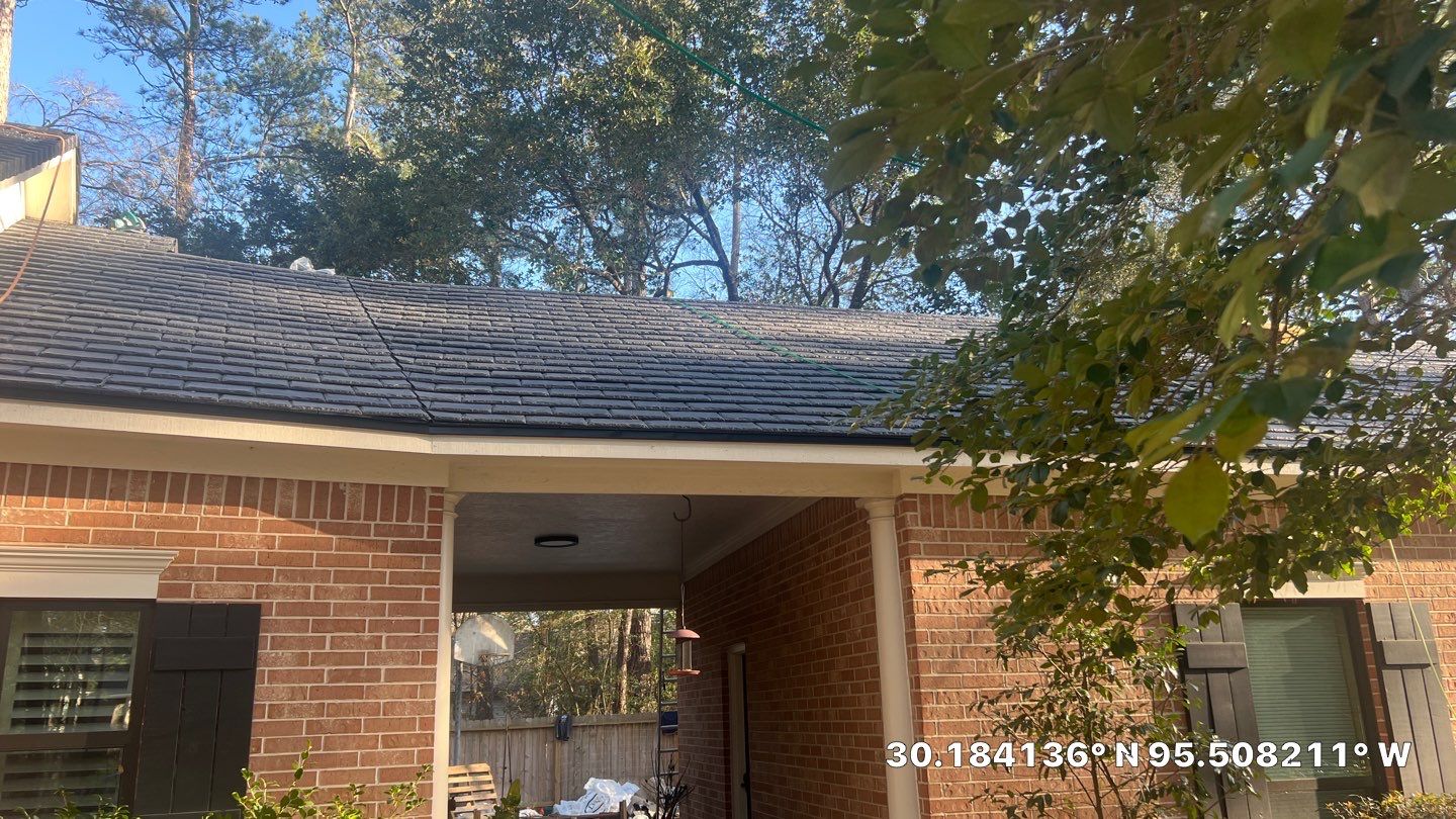Residential Roof Replacement using Davinci Province Slate Shingles by Elite Roofing LLC