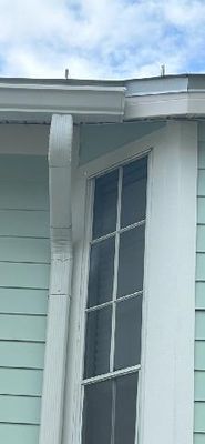 3x4 elbow Downspouts in Sanibel FL