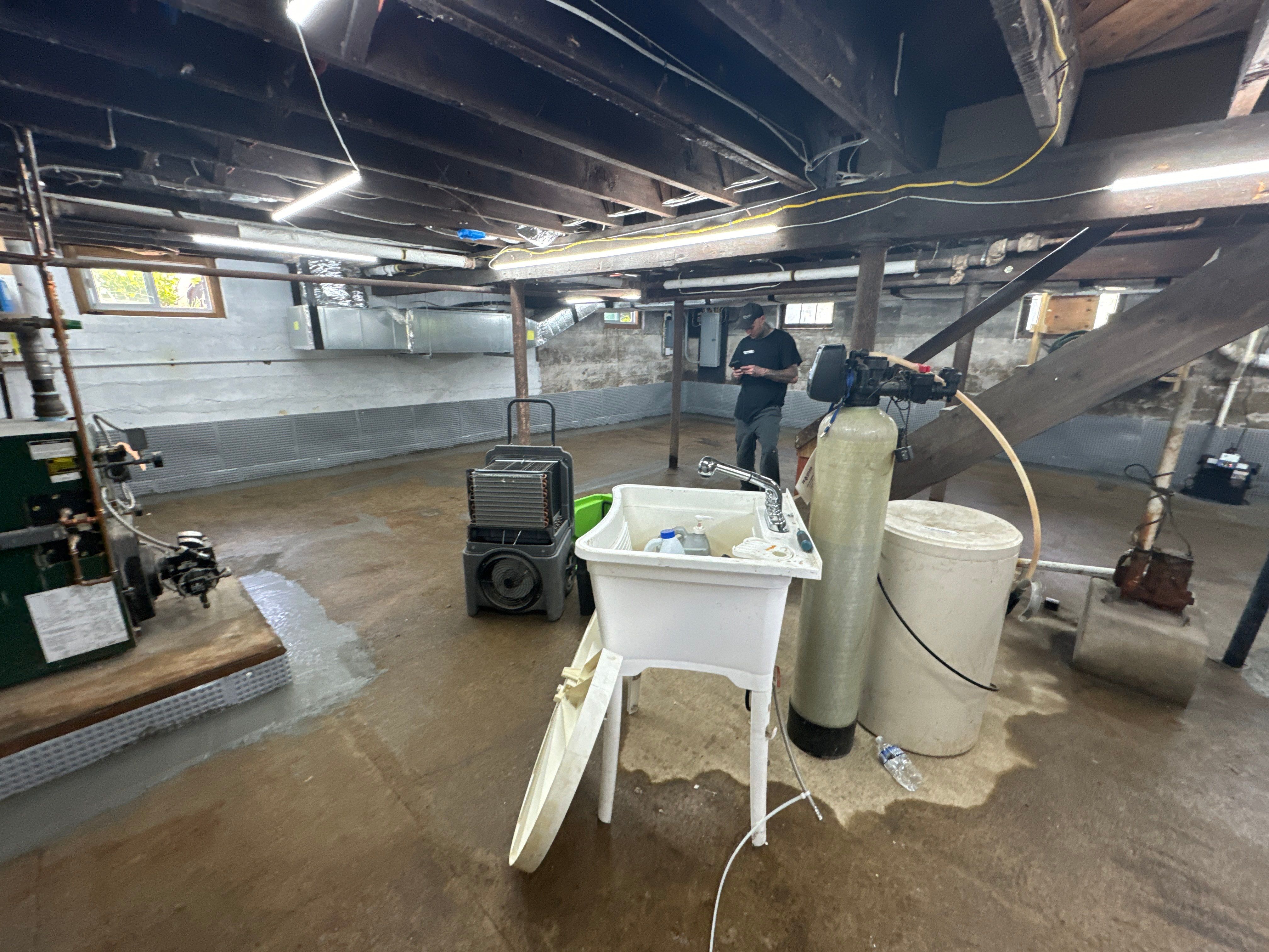 Interior French Drain Boonton NJ by Pure Service Pro, LLC 