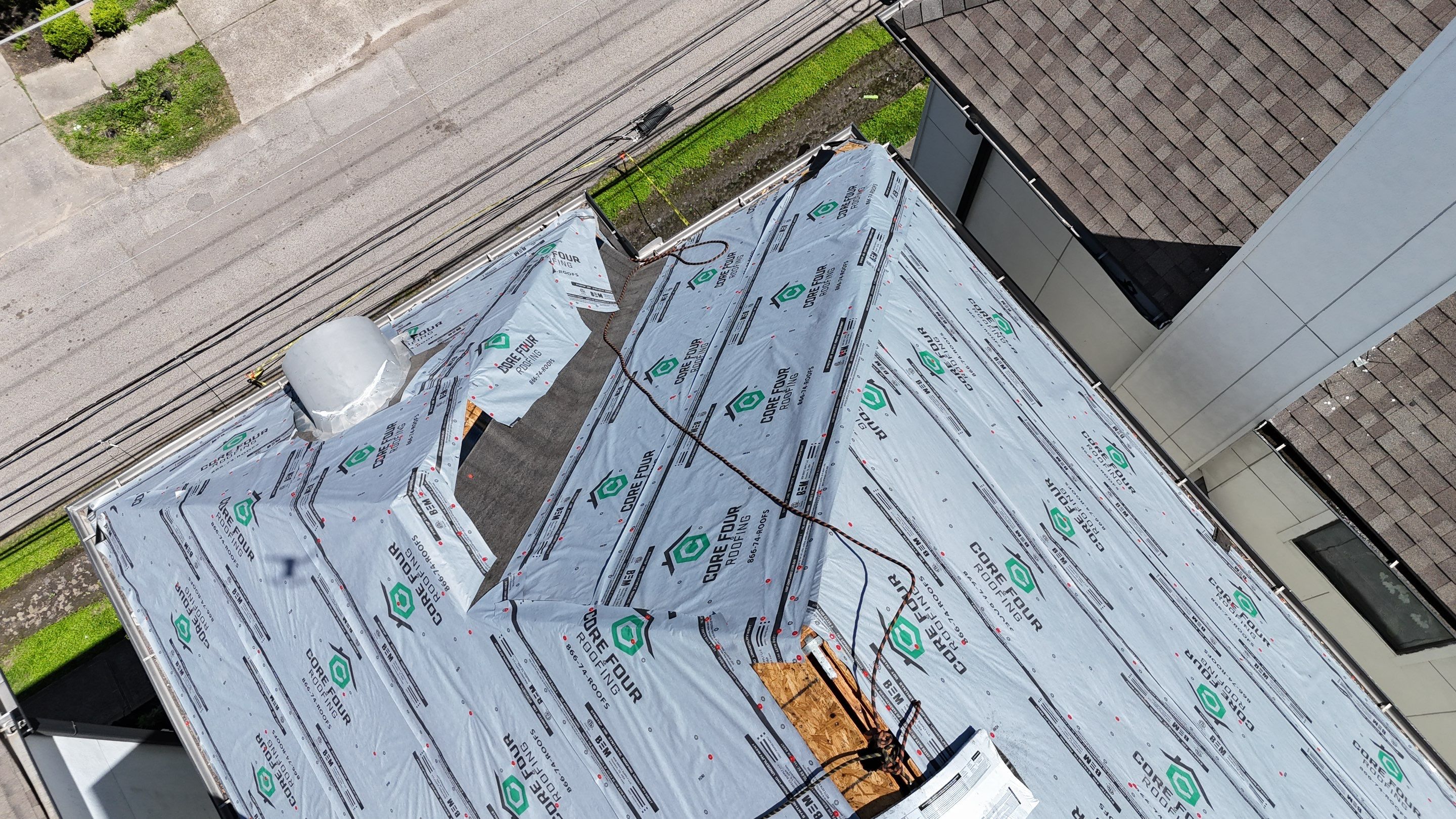 Roof Replacement using IKO Nordic in the Heights! by Core Four Roofing