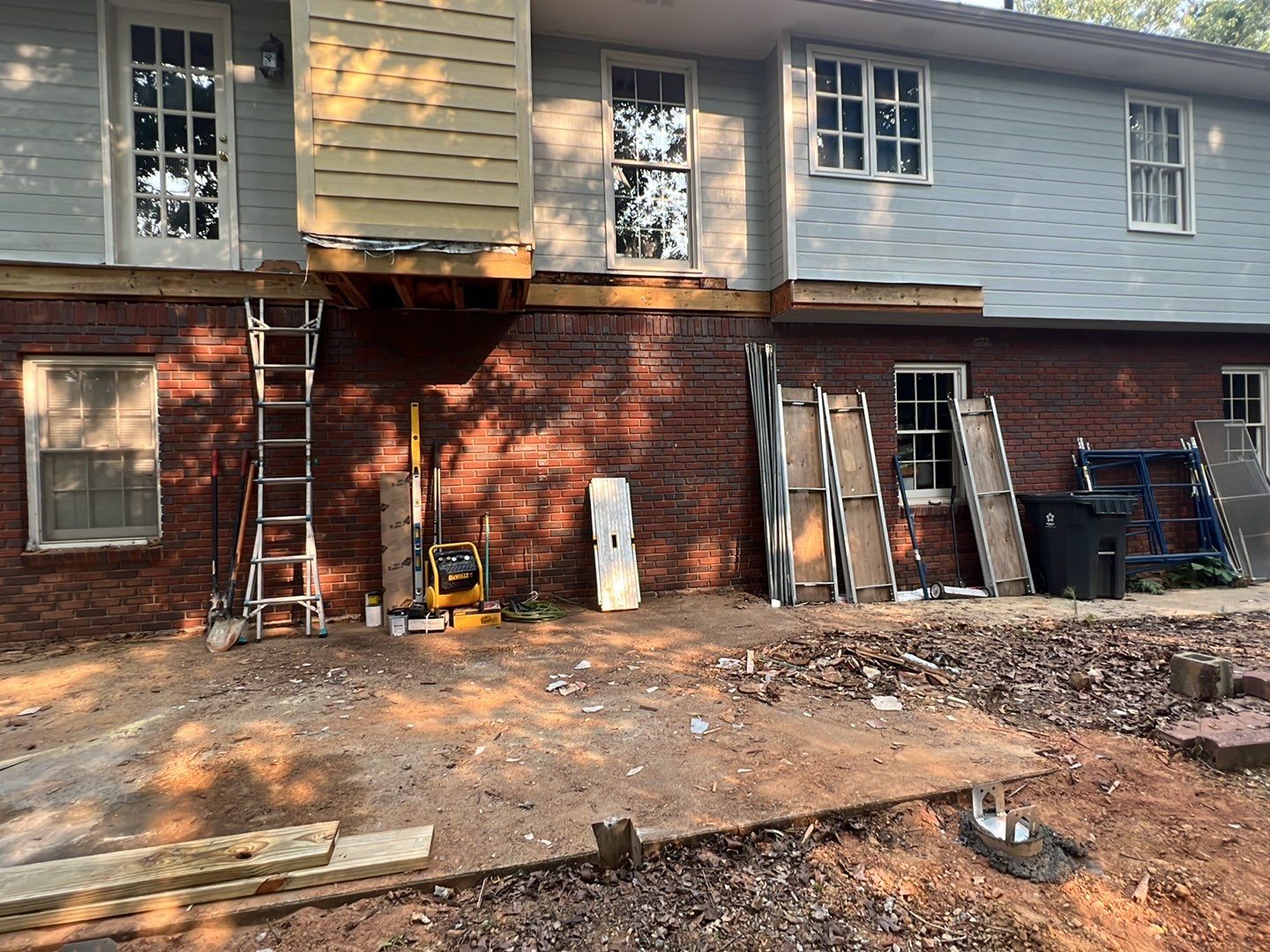 South Trace Lane - Deck Installation and Chimney Repair by Pillar and Pine