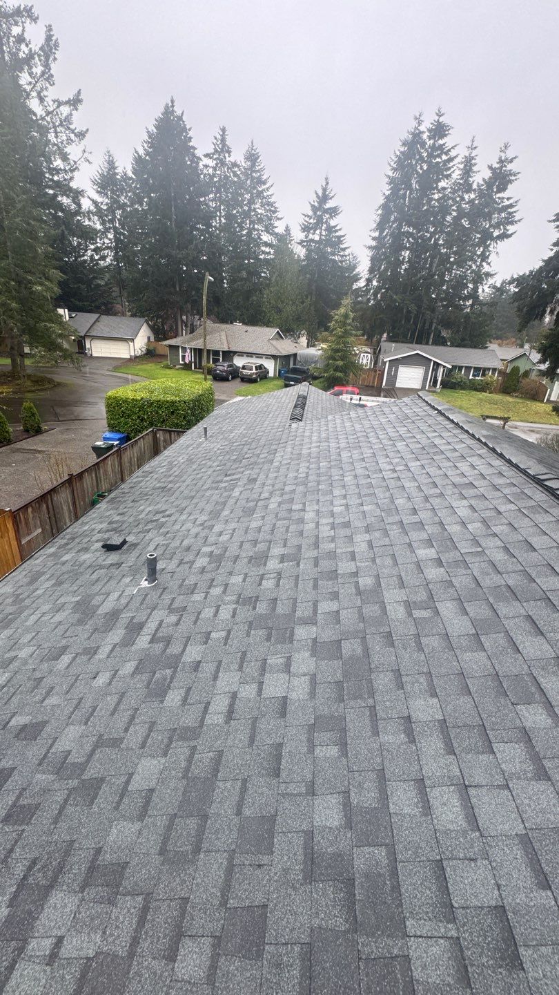 Residential Roofing Installation using GAF UHDZ Shingles by Roofing Formula LLC