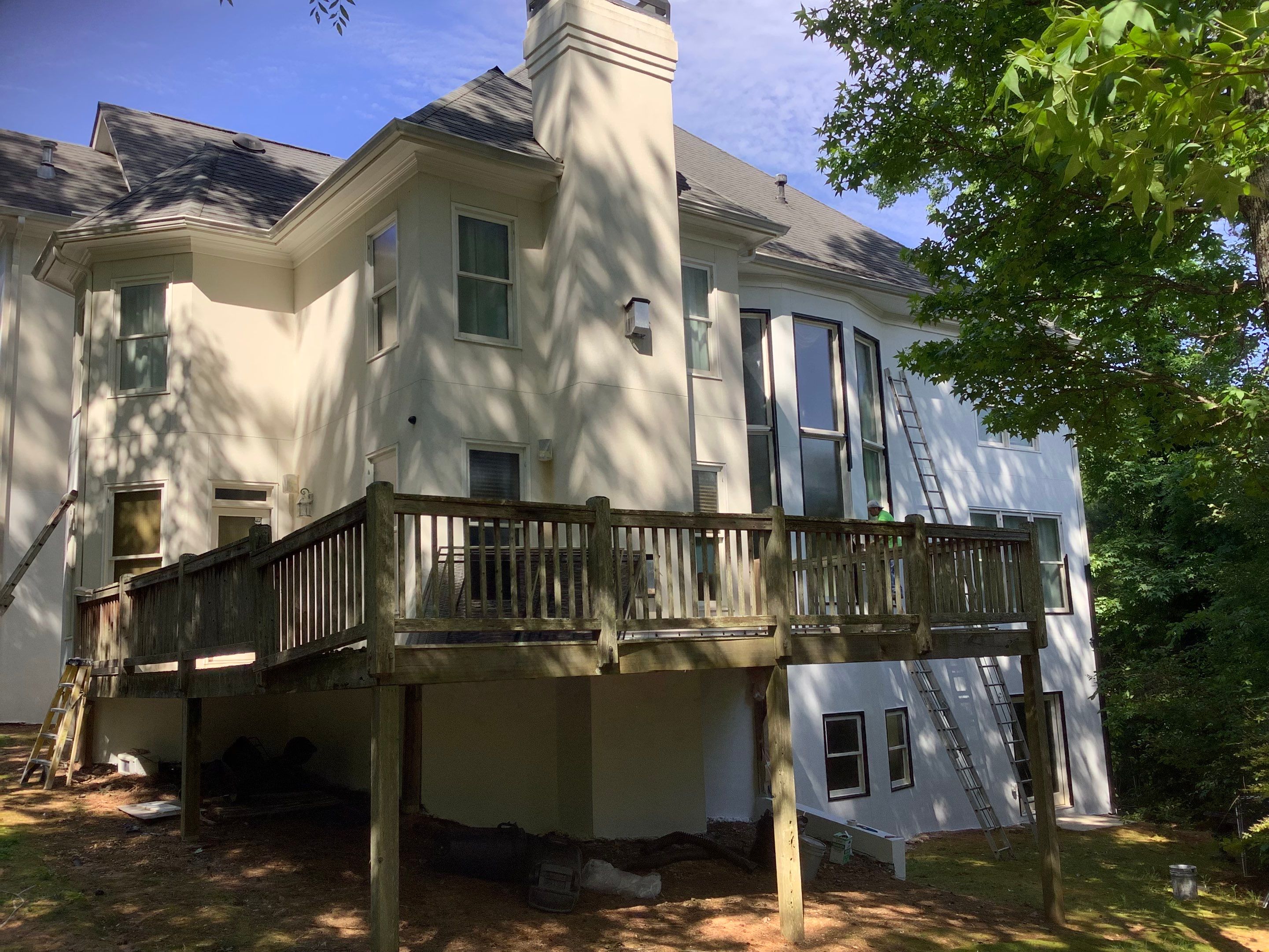 Full Exterior Stucco Painting and Trim Update in Atlanta by Swift Home Renovations