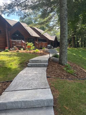 Steps, Boulder Walls