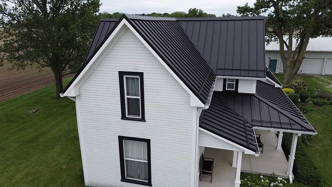Standing Seam Metal Roof Transformation in Atlanta, IN by 4Ever Metal Roofing