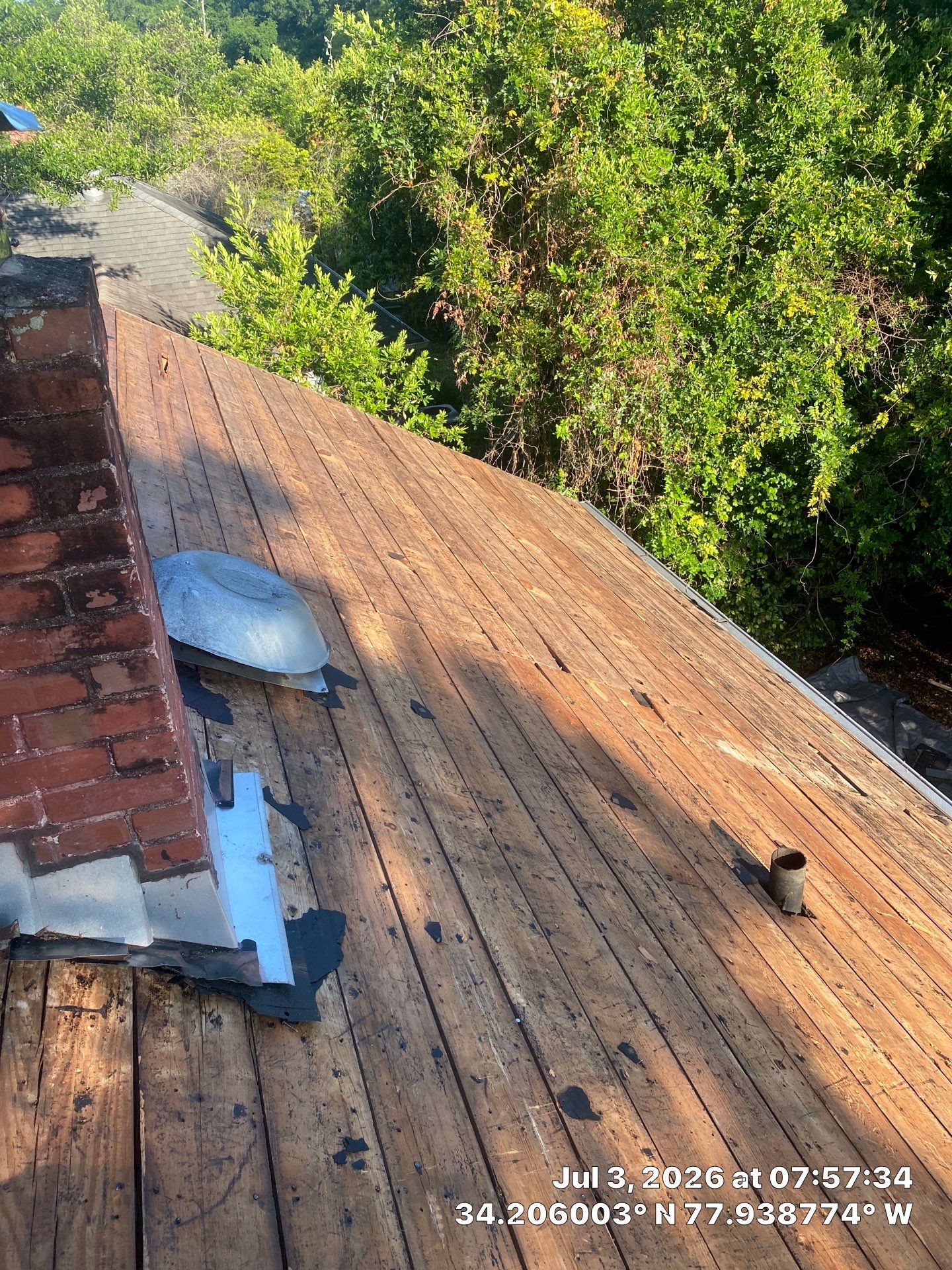 Roof Replacement Using CertainTeed Landmark Pro Shingles in Wilmington NC by RGR Construction and Roofing, LLC
