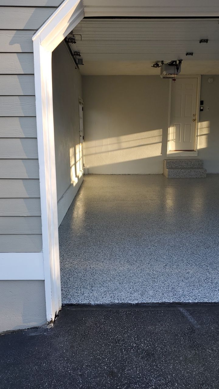 Slatestone 2-Car Garage by Spectrum Painting, LLC