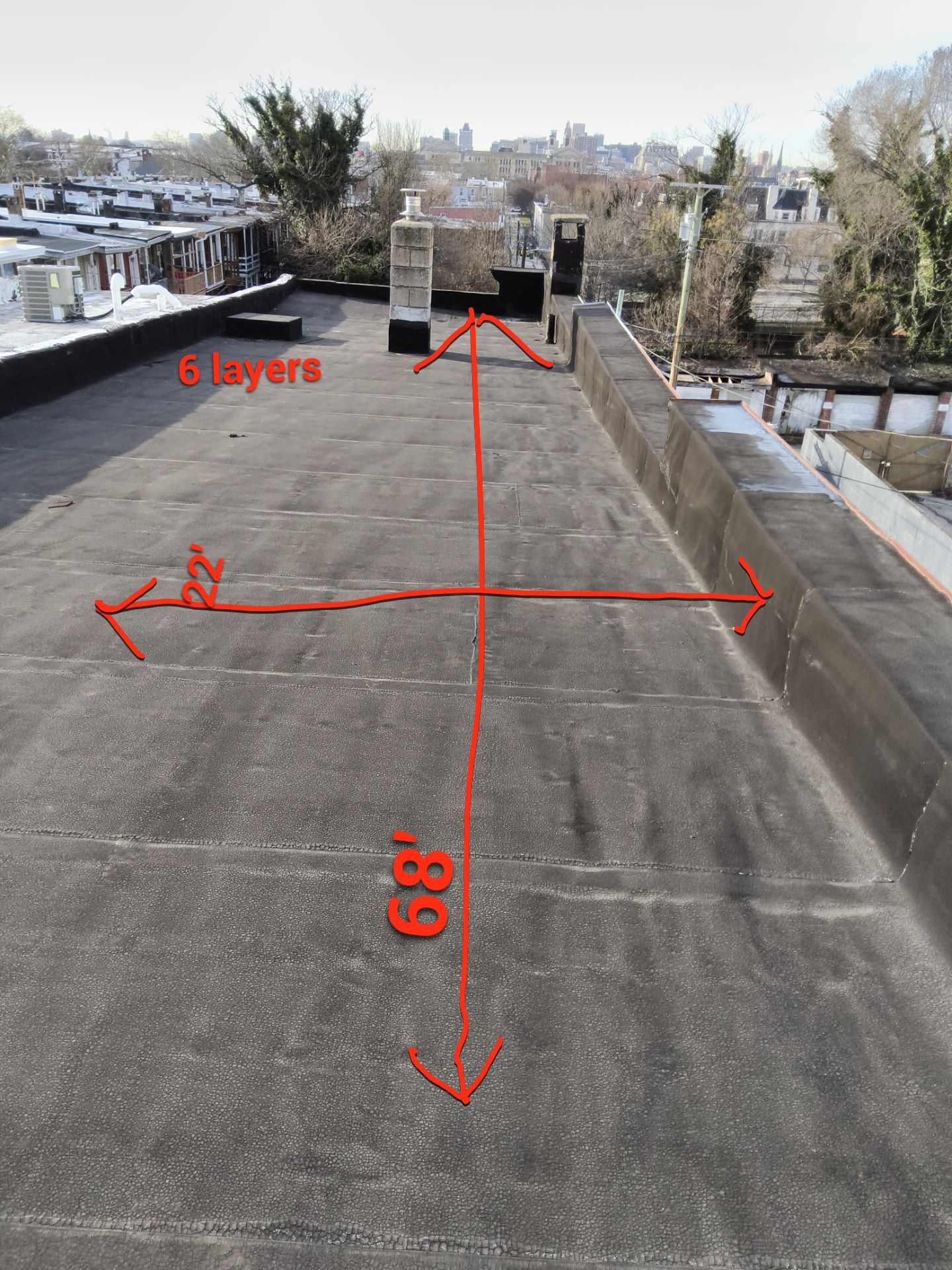 Flat Roof Project by ZA&MY SERVICES LLC