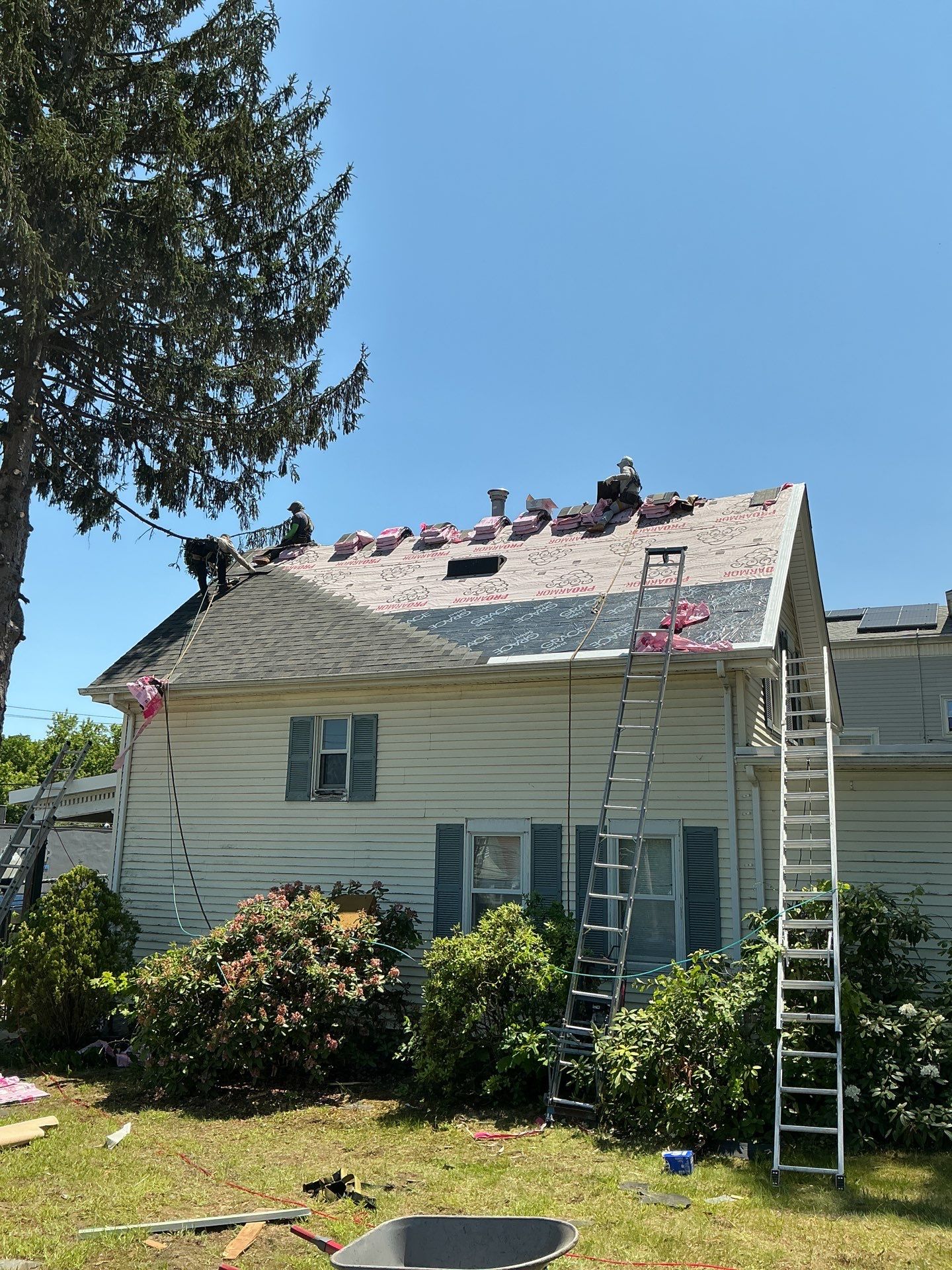 Roof Replacement & Fascia Upgrade Methuen, MA by Mighty Dog Roofing of Greater Middlesex County