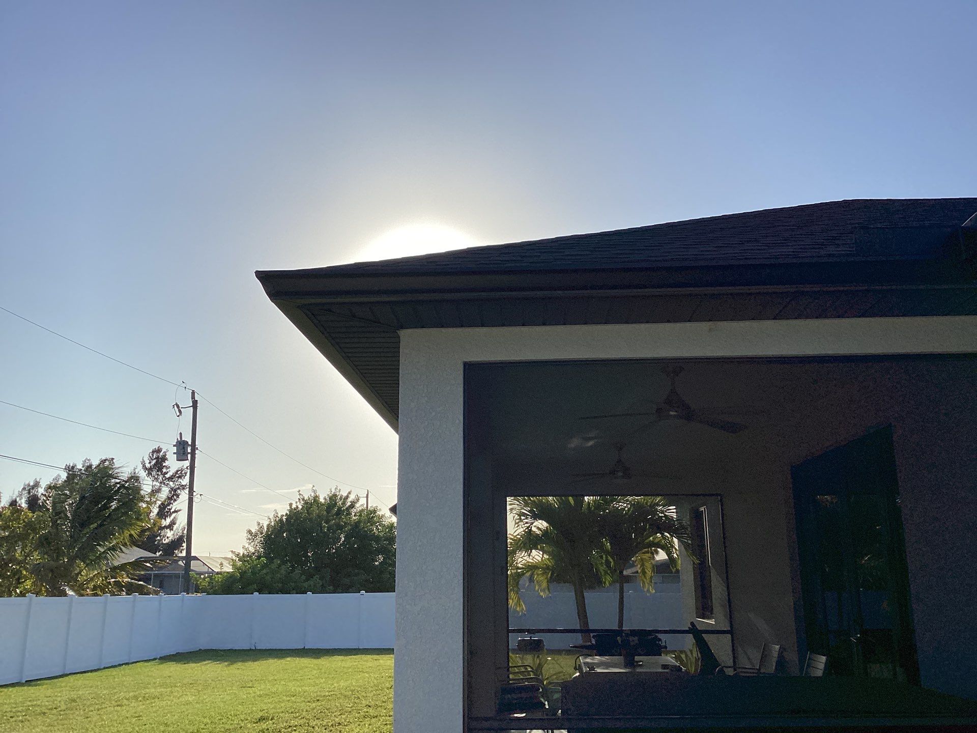 Black Seamless Gutters using 6 Inch Seamless Gutters in Cape Coral FL by Gutter Professors