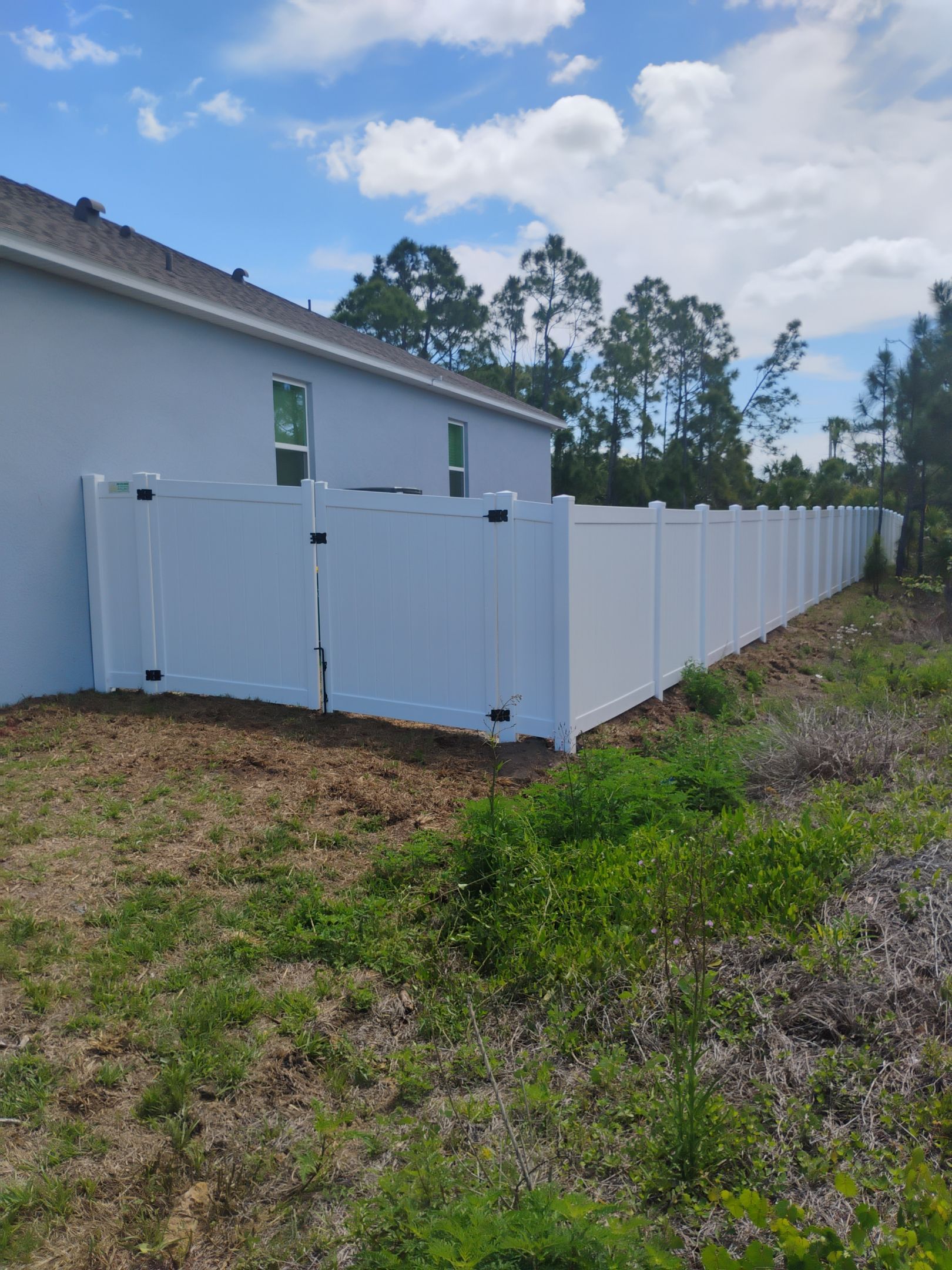 Vinyl Install in North Port by True Fence LLC