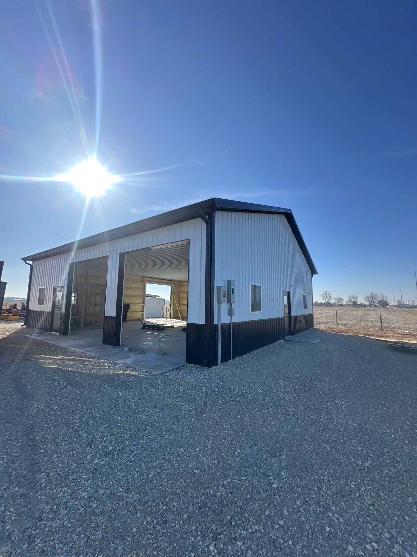 40'x40'x12' Garage by The Barn Builders 