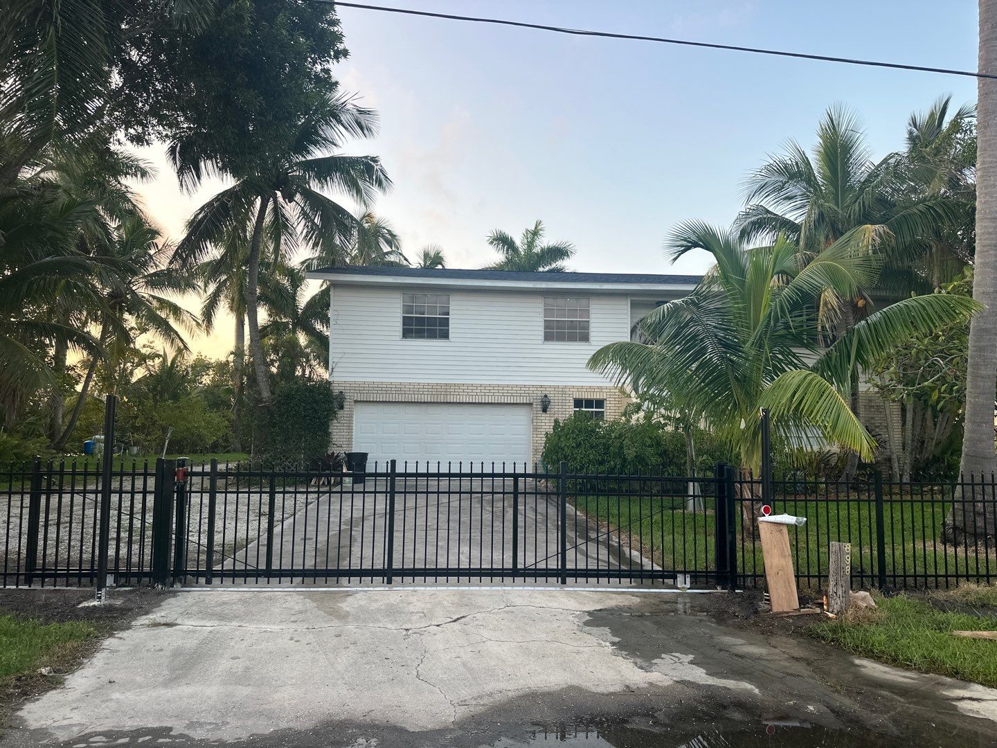 Aluminum Fence Installation using 3 Rail Aluminum Fence by Asap fence and gates, LLC