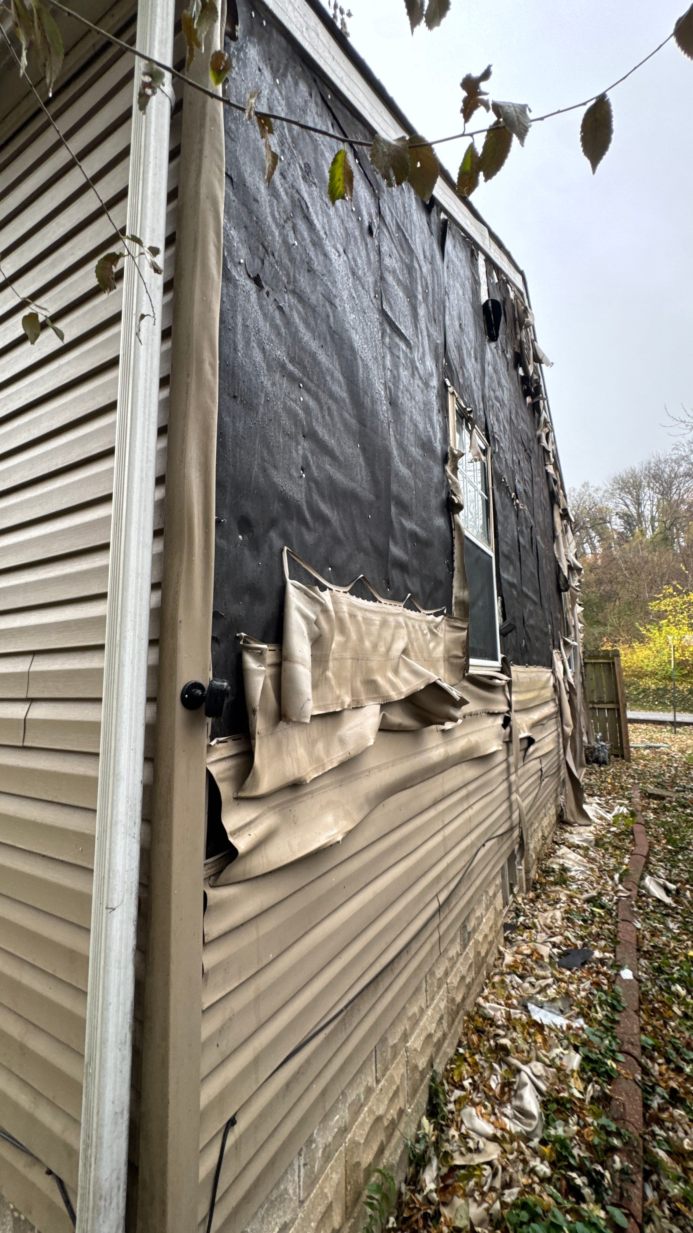 Fire-Damage Exterior Restoration – Siding, WRB, Insulation & Windows - Fairview Heights, IL by Legendary Services Company LLC.
