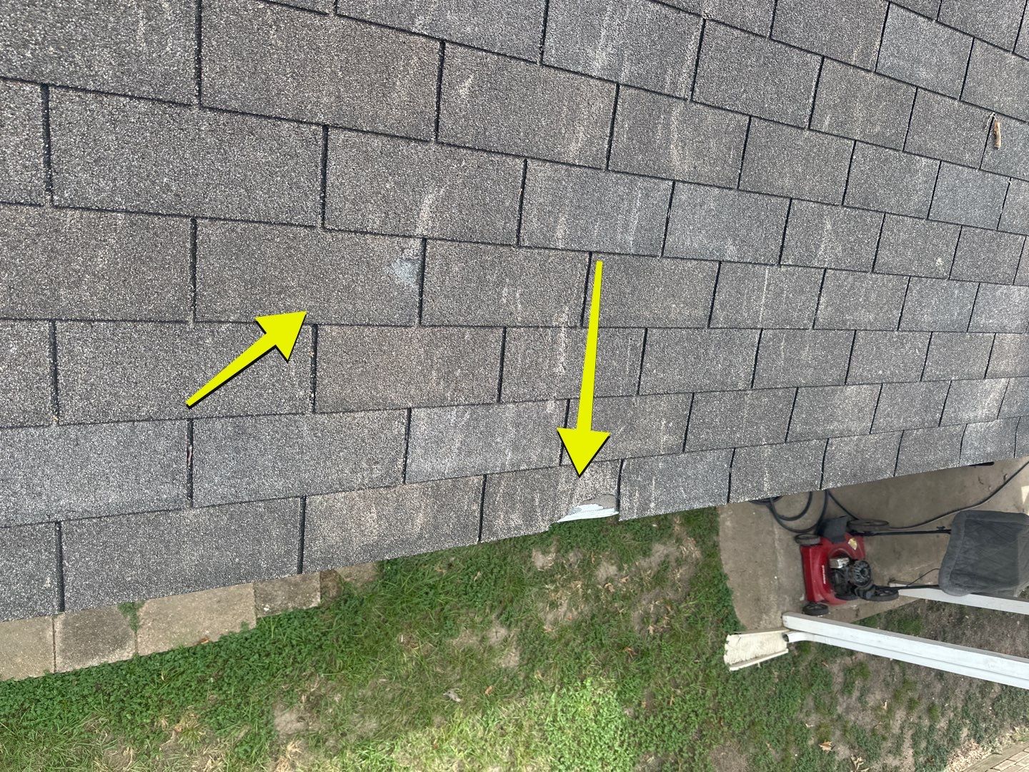 Hail Damage using Owen's Corning Duration (Lifetime) Shingles by Roof Repair Company