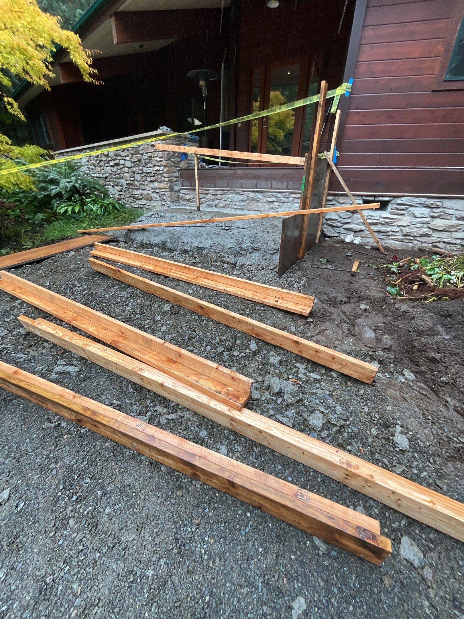 Pia | Custom Concrete Driveway, Walkway & Floating Steps by Jireh Asphalt & Concrete Inc 